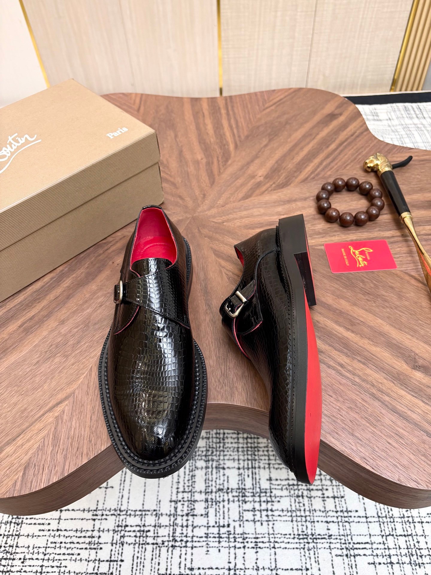 2026 CL Red Bottom Business Shoes