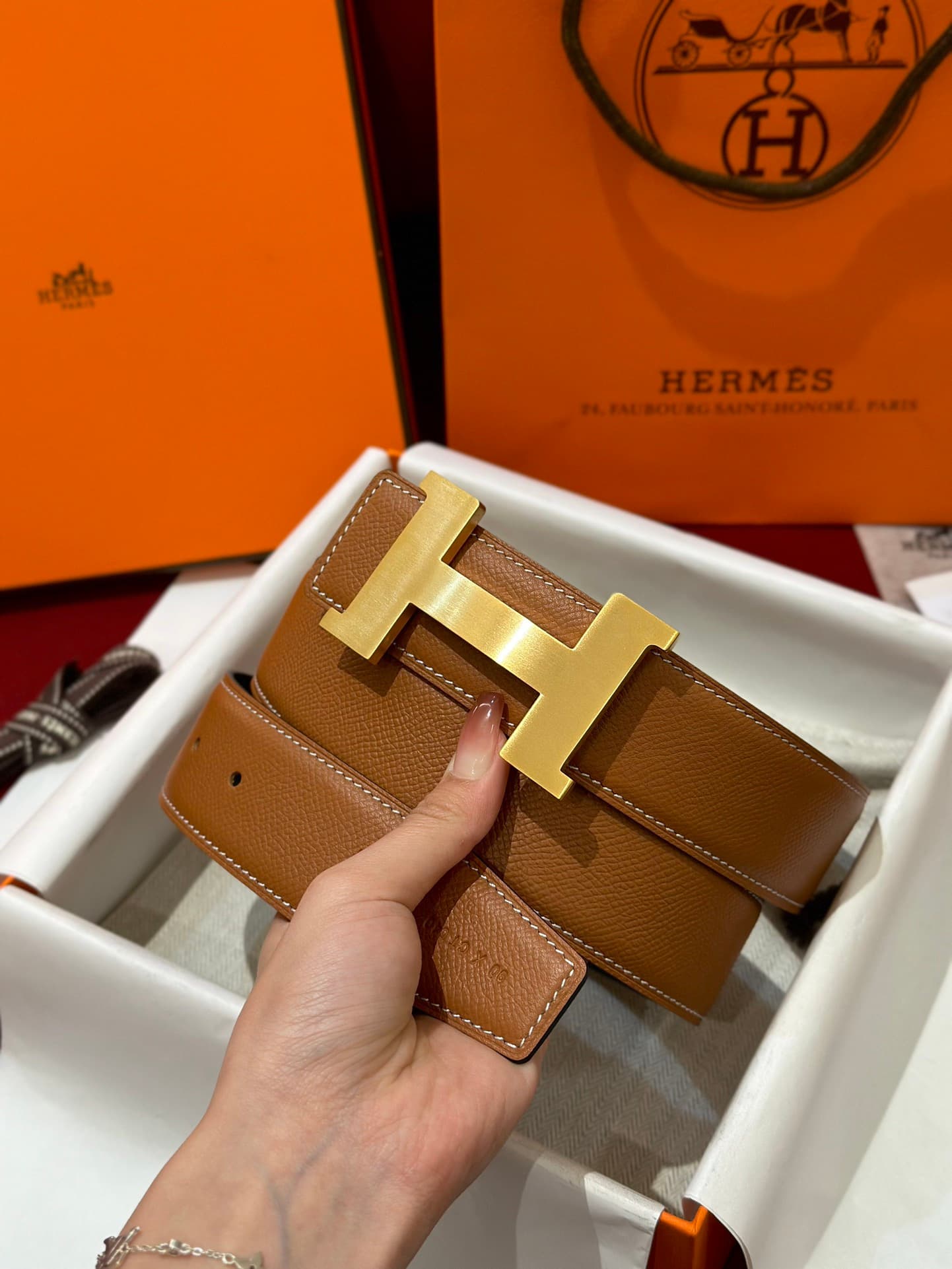 2026 Hermes 3.8cm Belt
