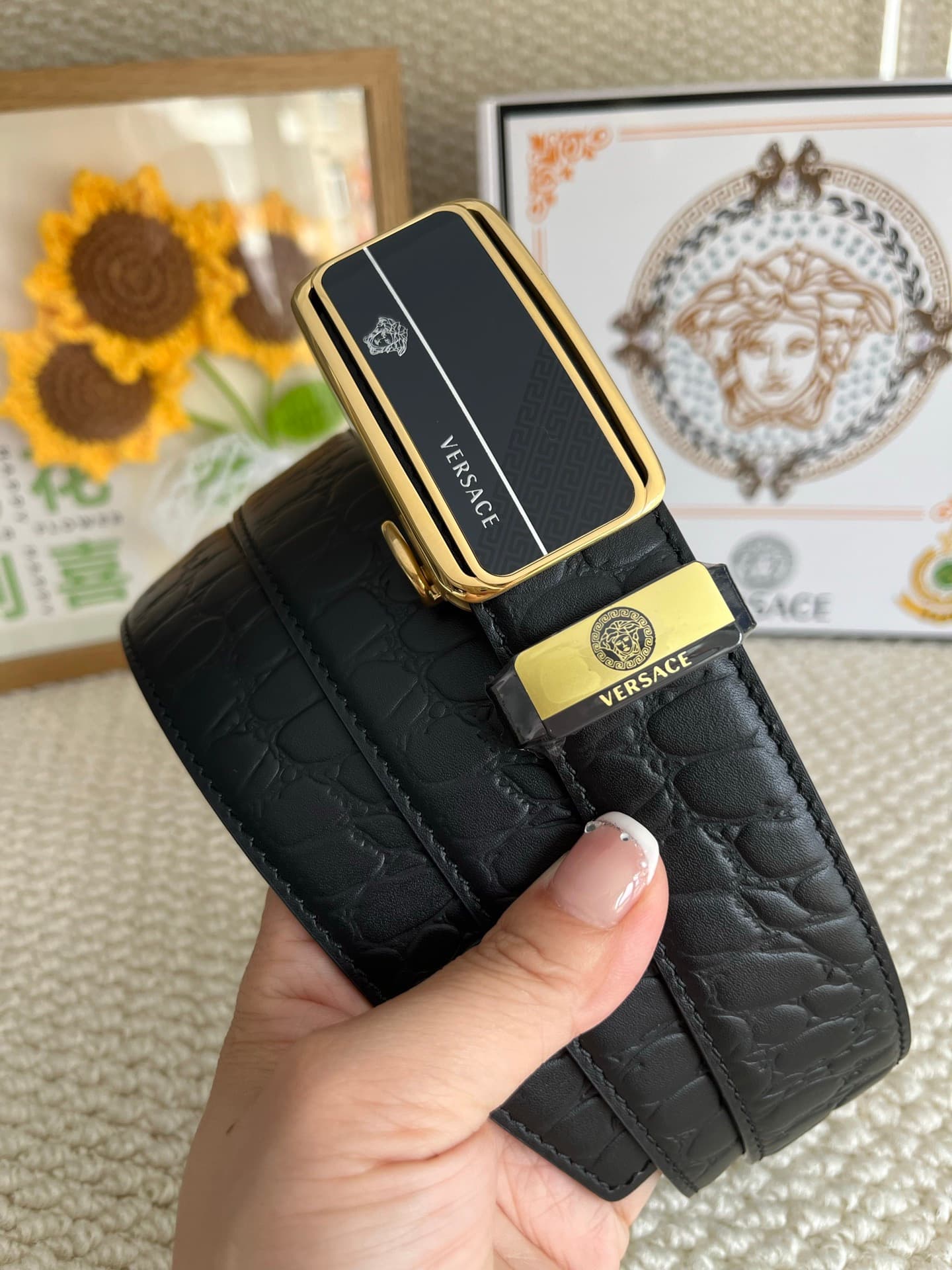 2026 Versace Man 3.8cm Belt