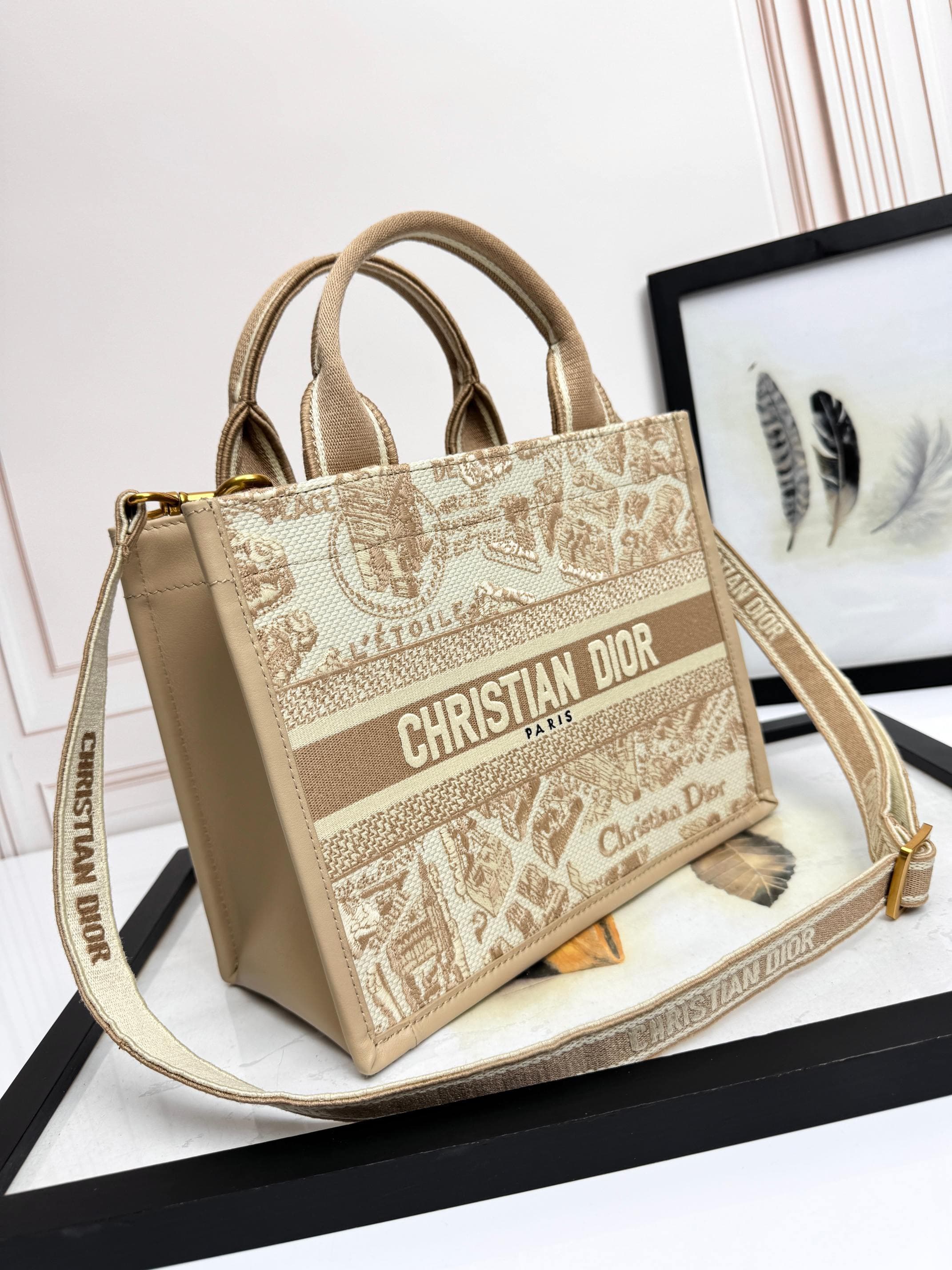 2026 Dior Book Tote Bag Size:26.5*22*14 cm