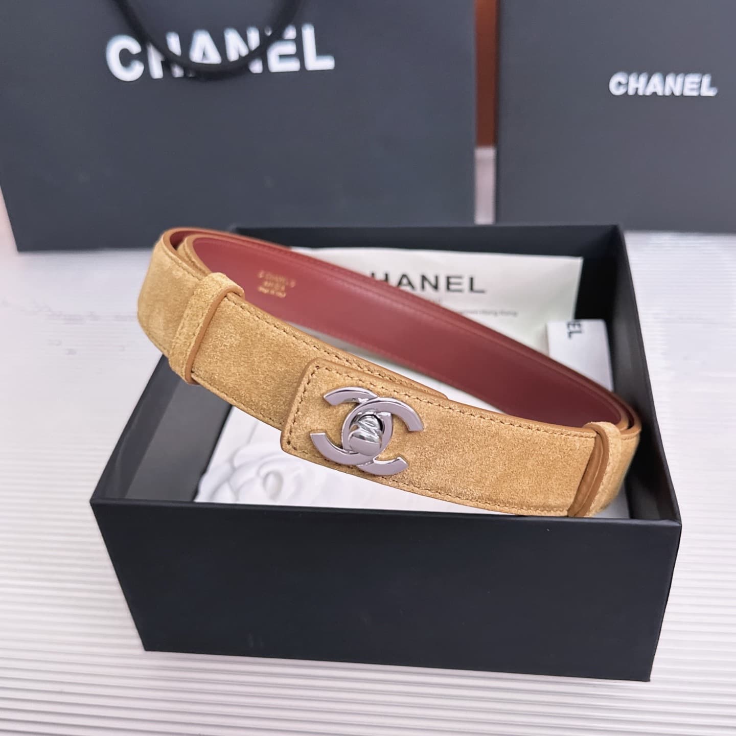2026 Chanel 3.0cm Belt
