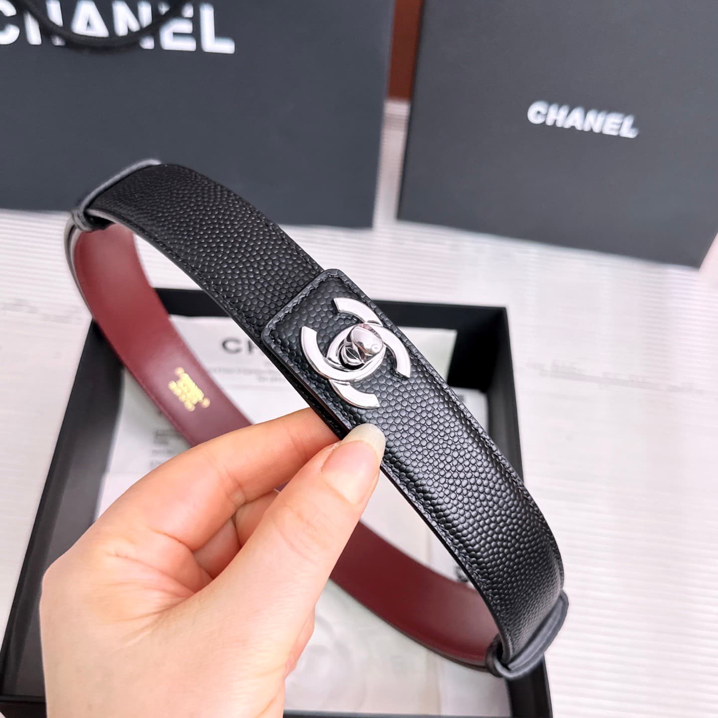 2026 Chanel 3.0cm Belt