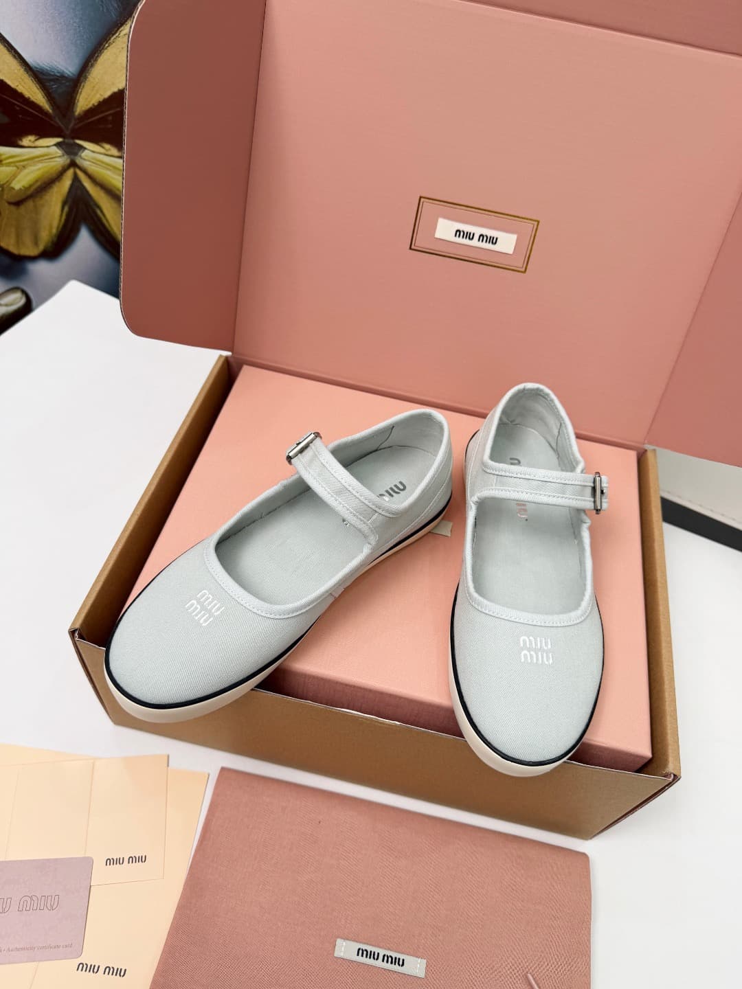 2026 Miu Miu Women Ballet Shoes