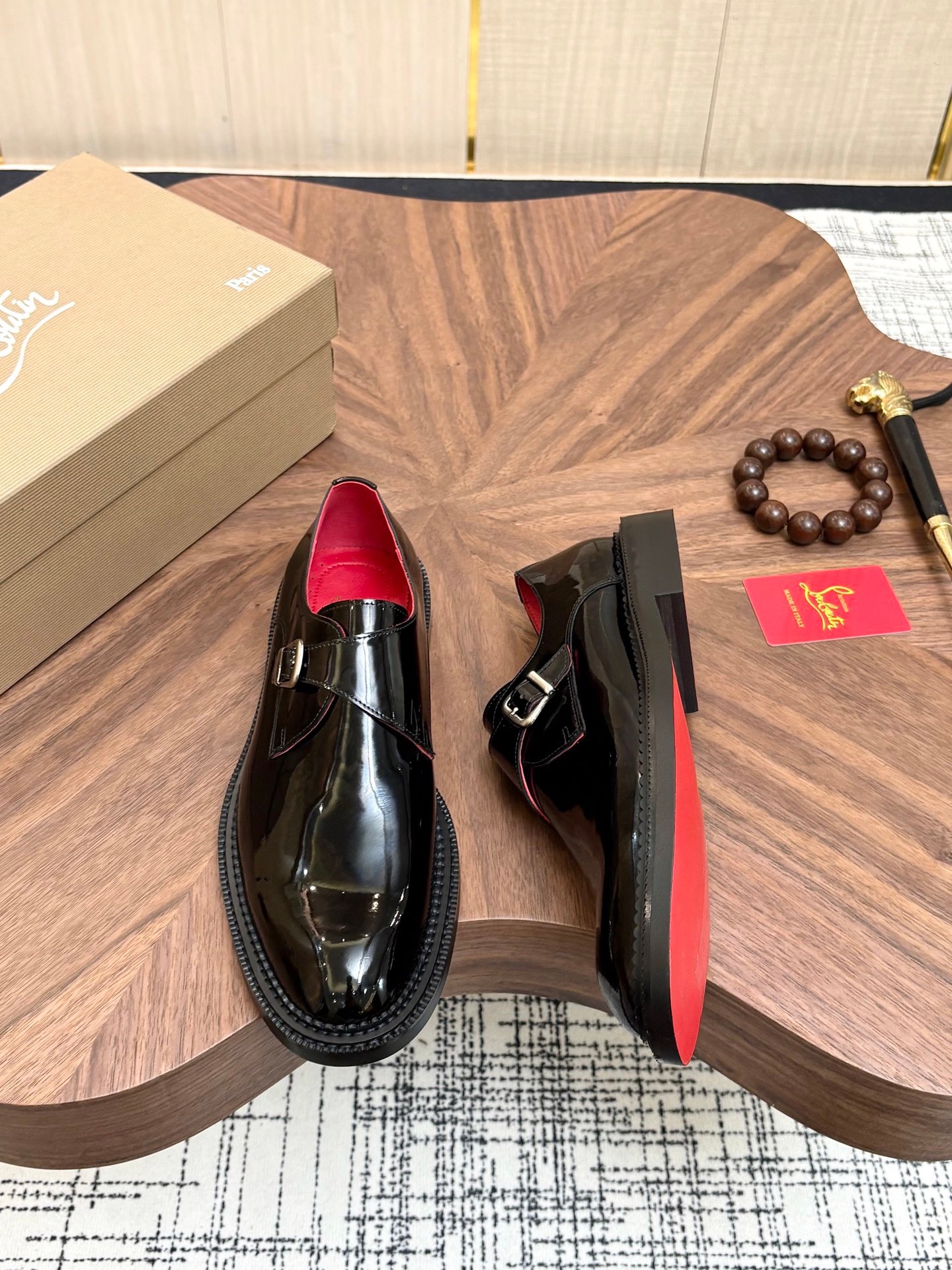 2026 CL Red Bottom Business Shoes