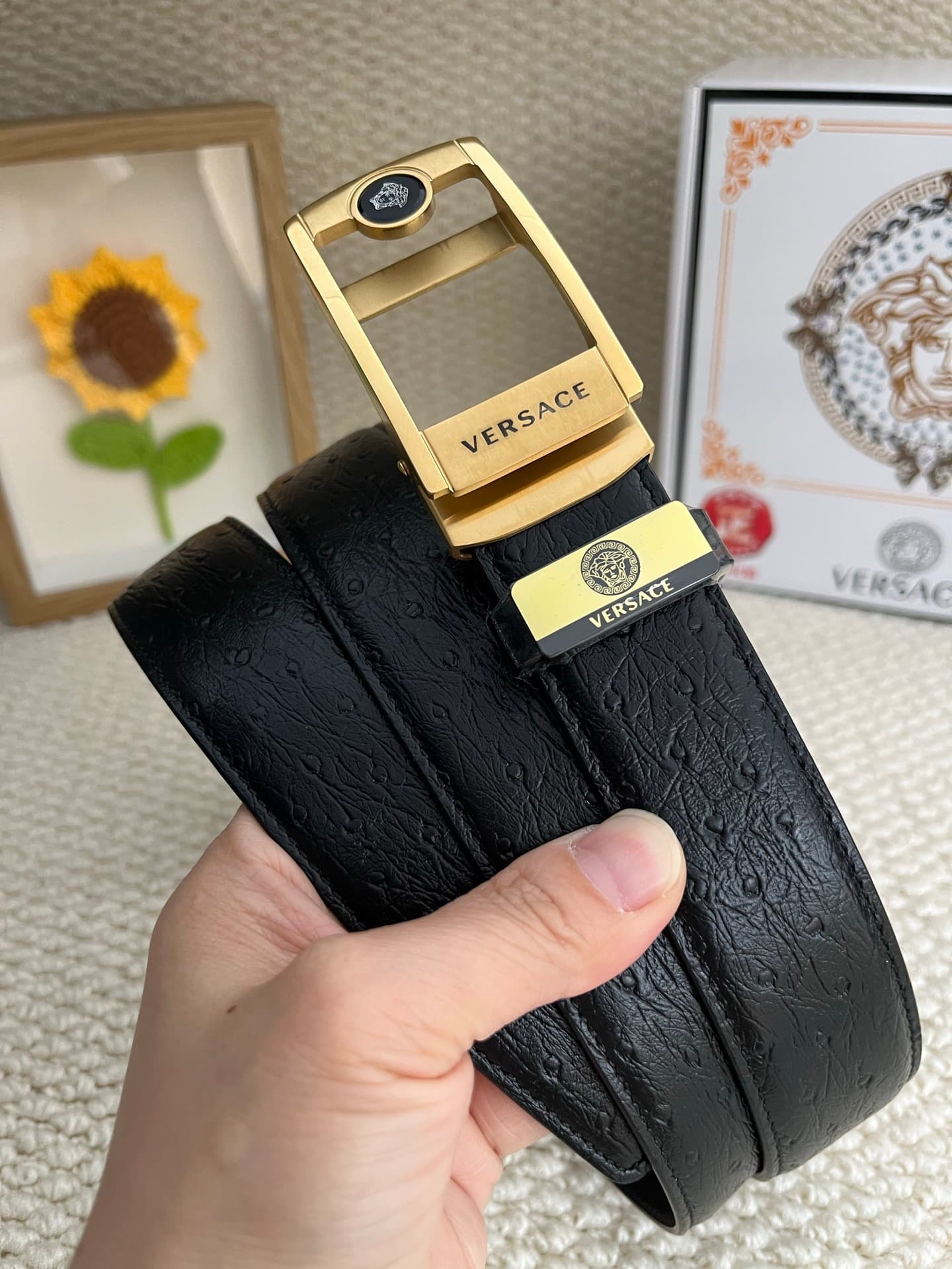 2026 Versace Man 3.8cm Belt