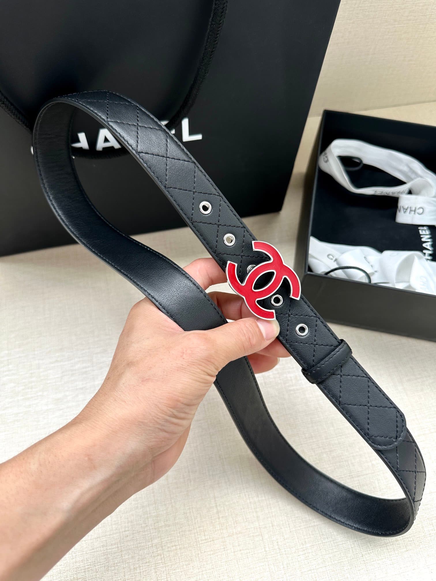 2026 Chanel 3.0cm Belt