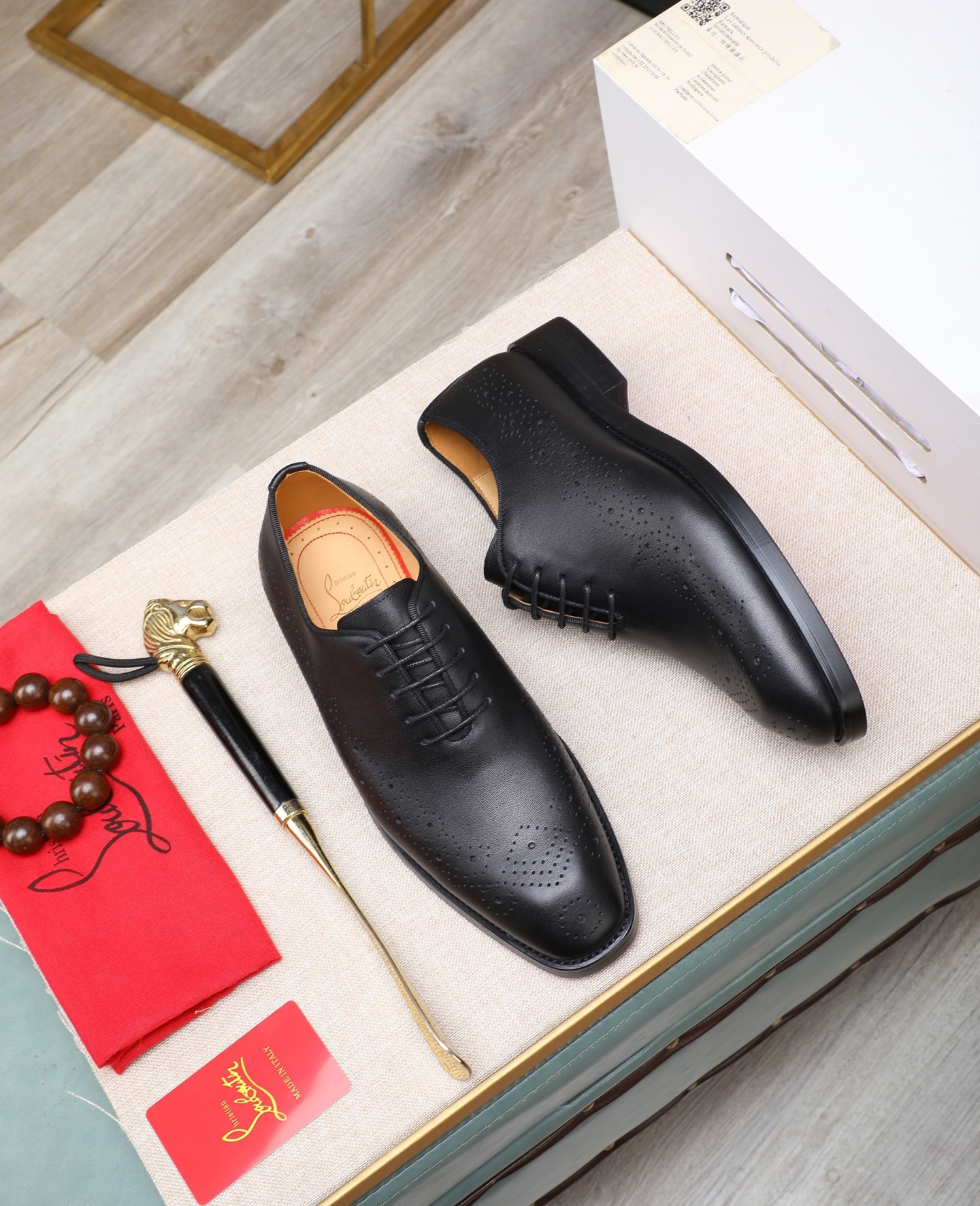 2026 CL Red Bottom Business Shoes