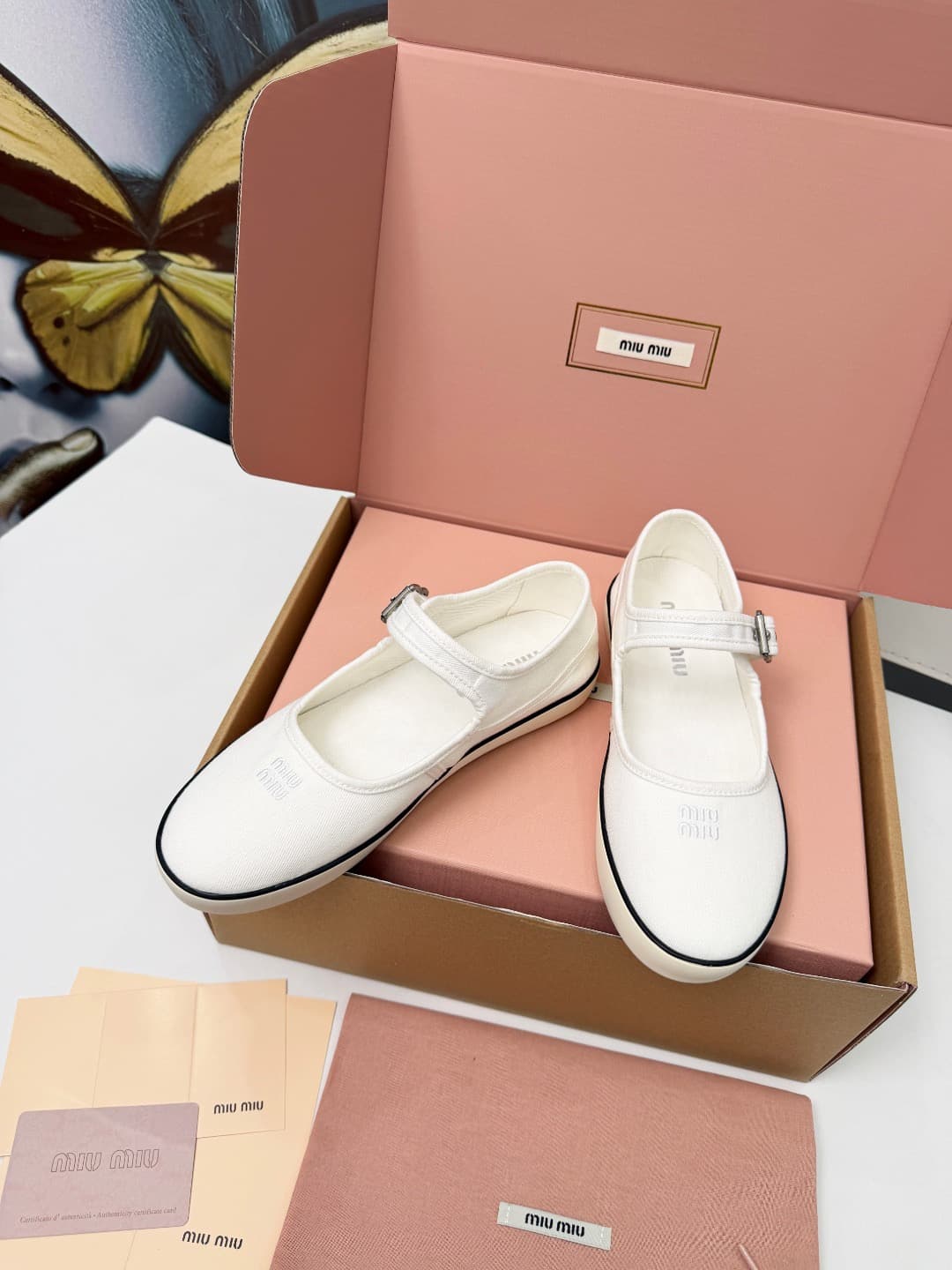 2026 Miu Miu Women Ballet Shoes