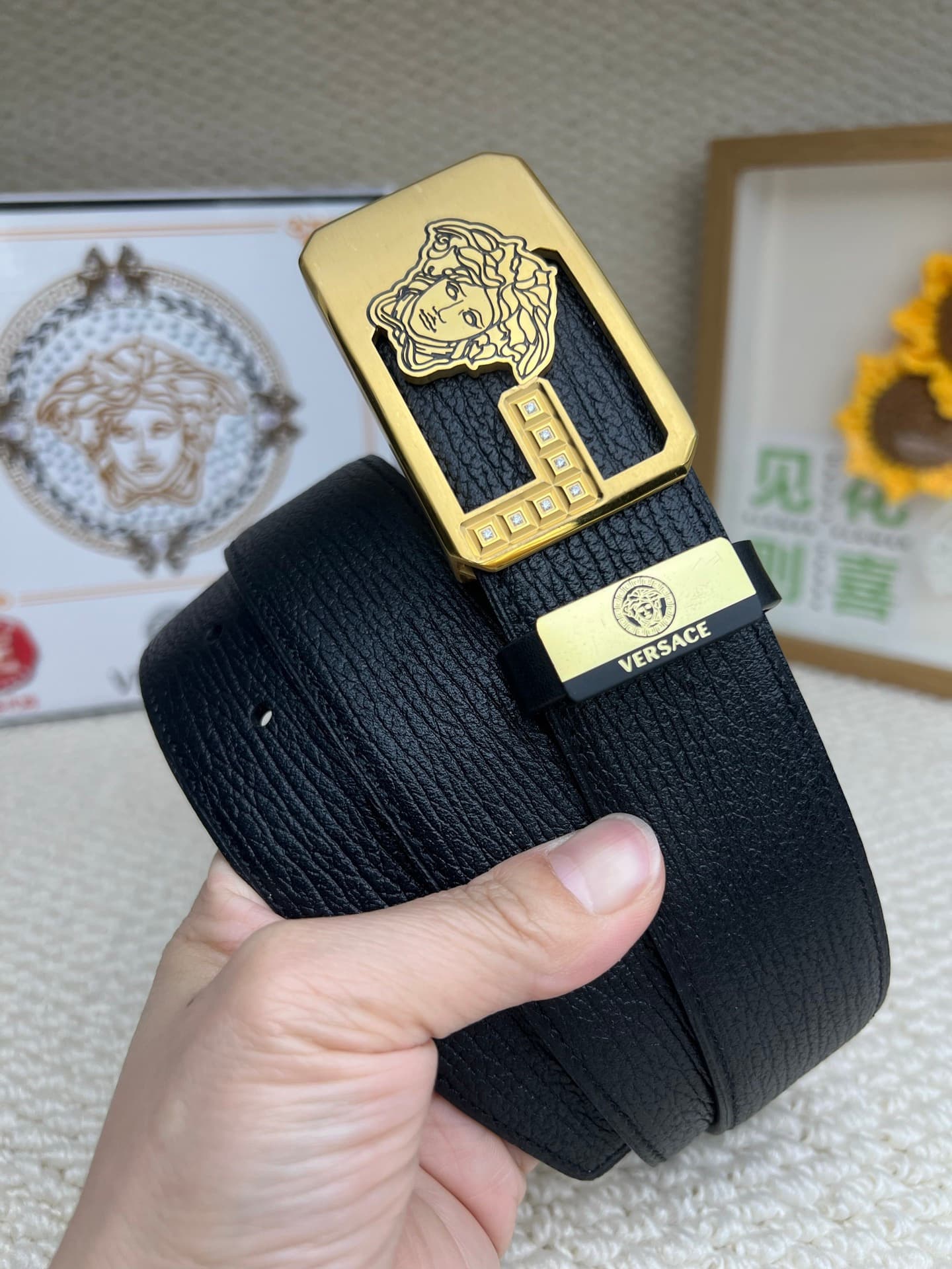 2026 Versace Man 3.8cm Belt