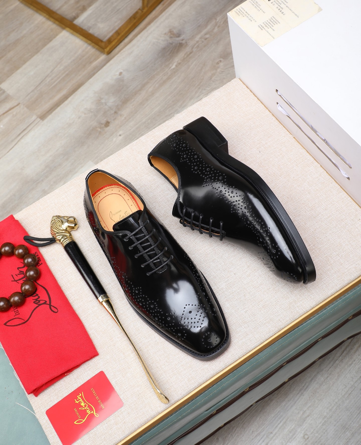 2026 CL Red Bottom Business Shoes