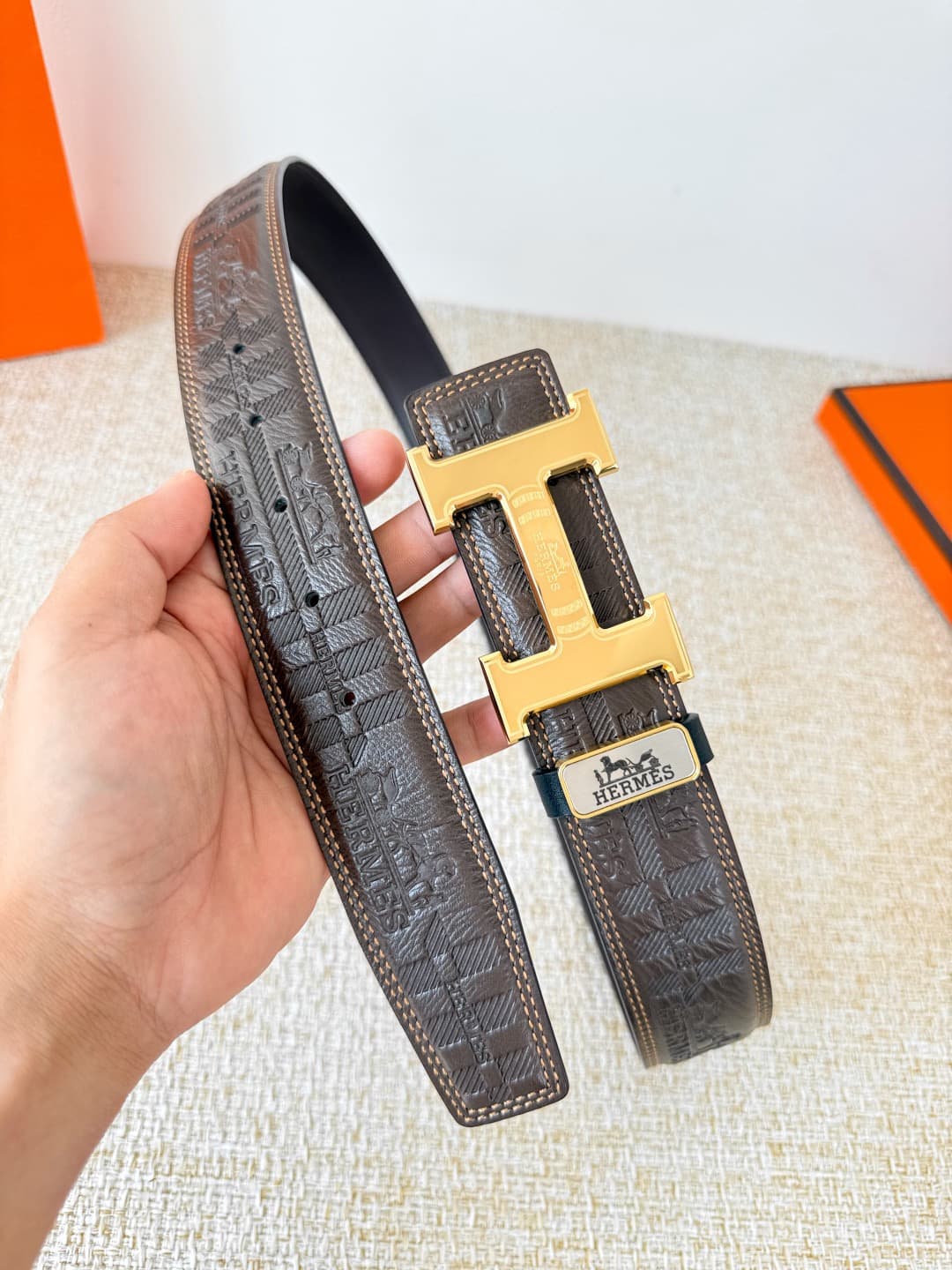 2026 Hermes 3.8cm Belt
