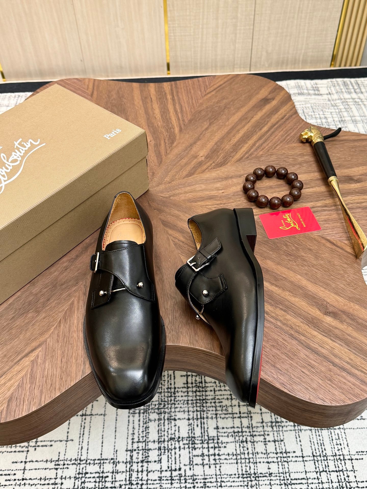 2026 CL Red Bottom Business Shoes