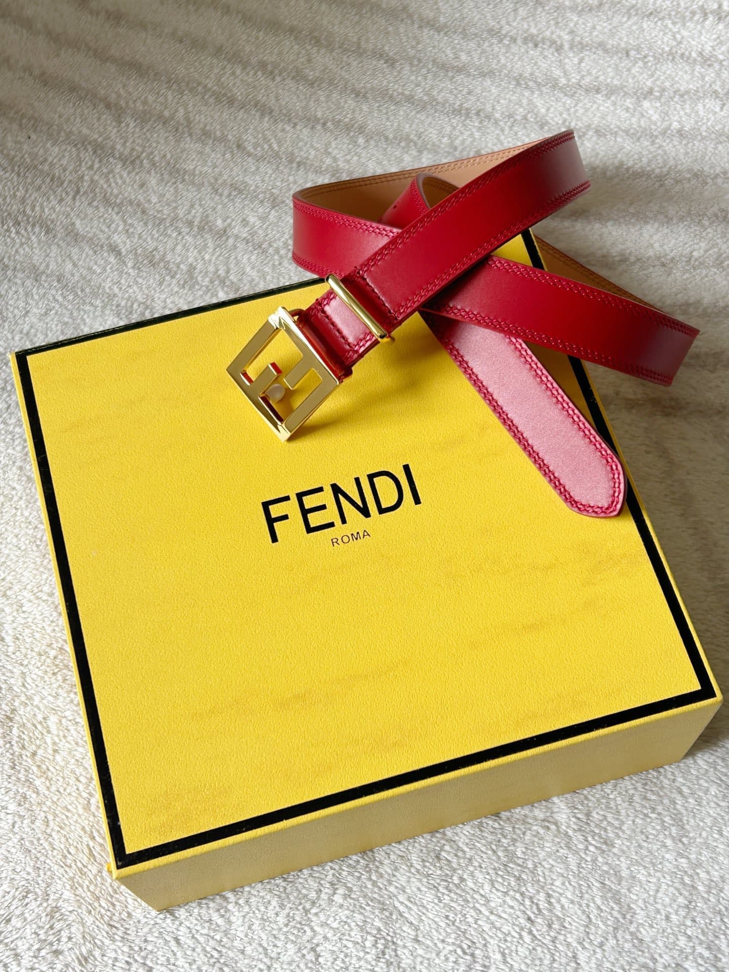 2026 Fendi 2.5cm Belt