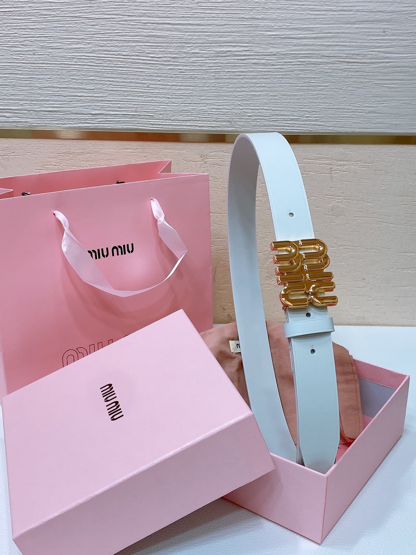 2026 Miu Miu 3.0cm Belt