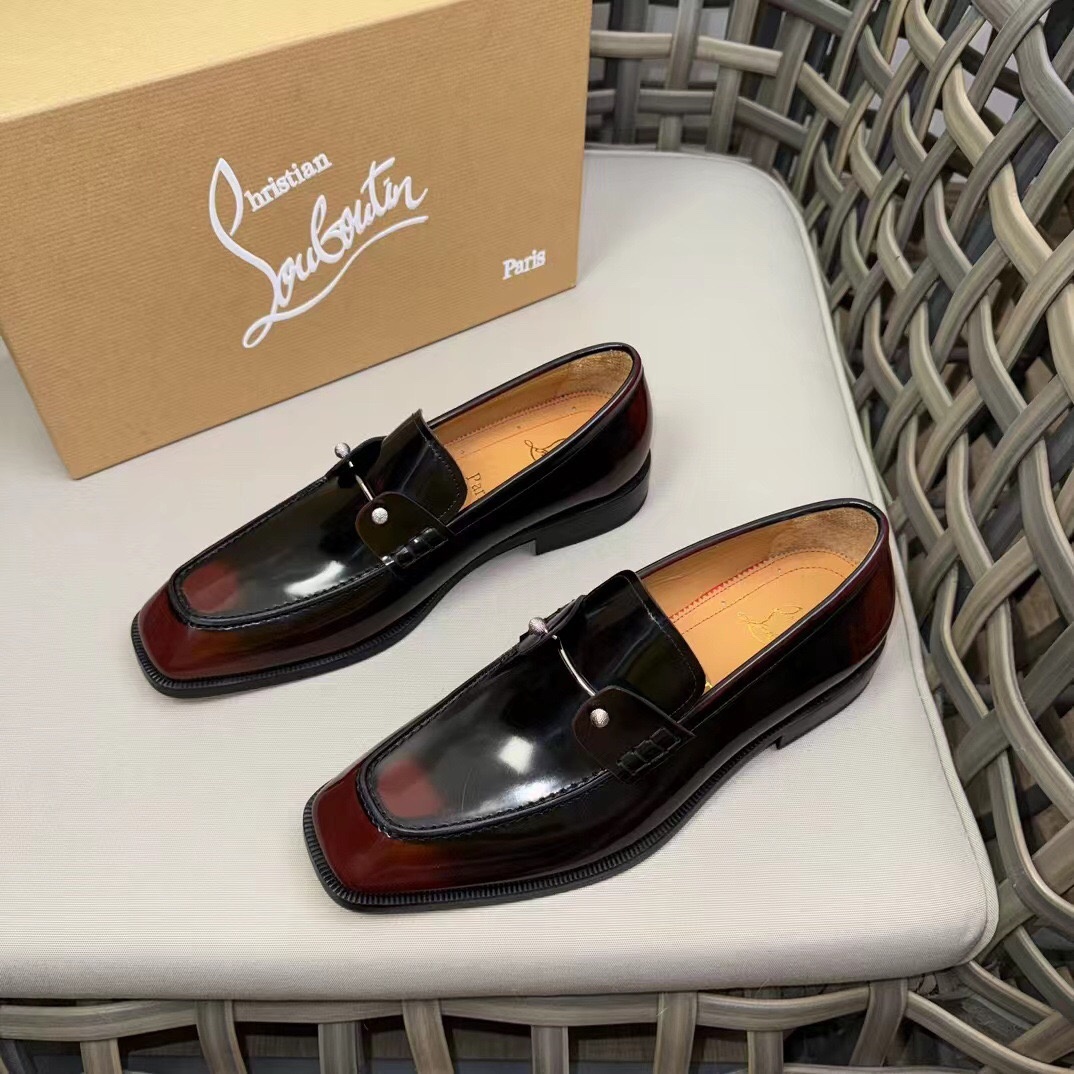 2026 CL Red Bottom Business Shoes