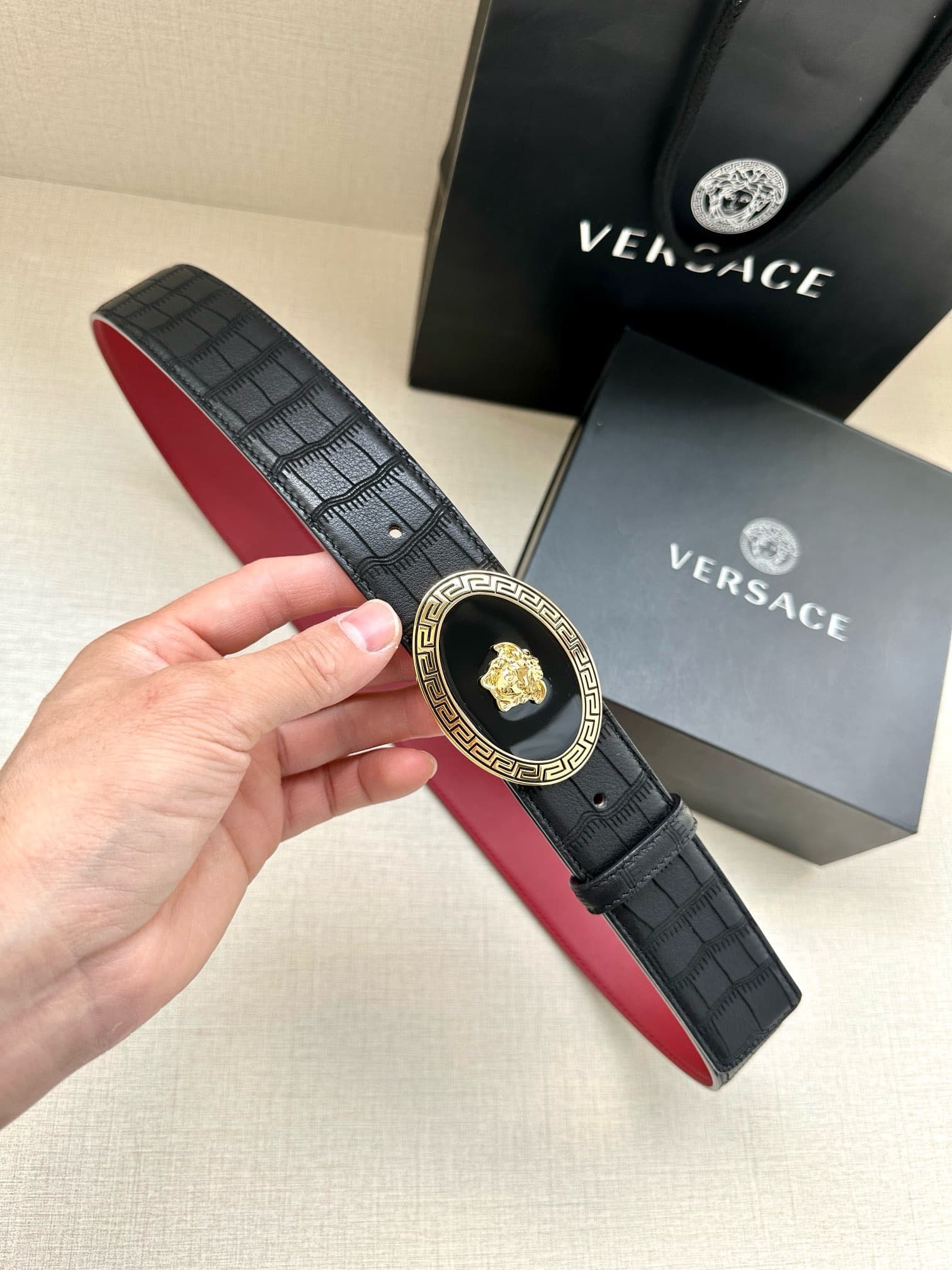 2026 Versace Man 4.0cm Belt