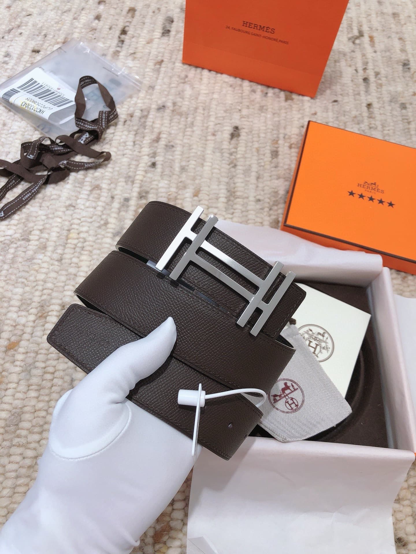 2026 Hermes 3.8cm Belt