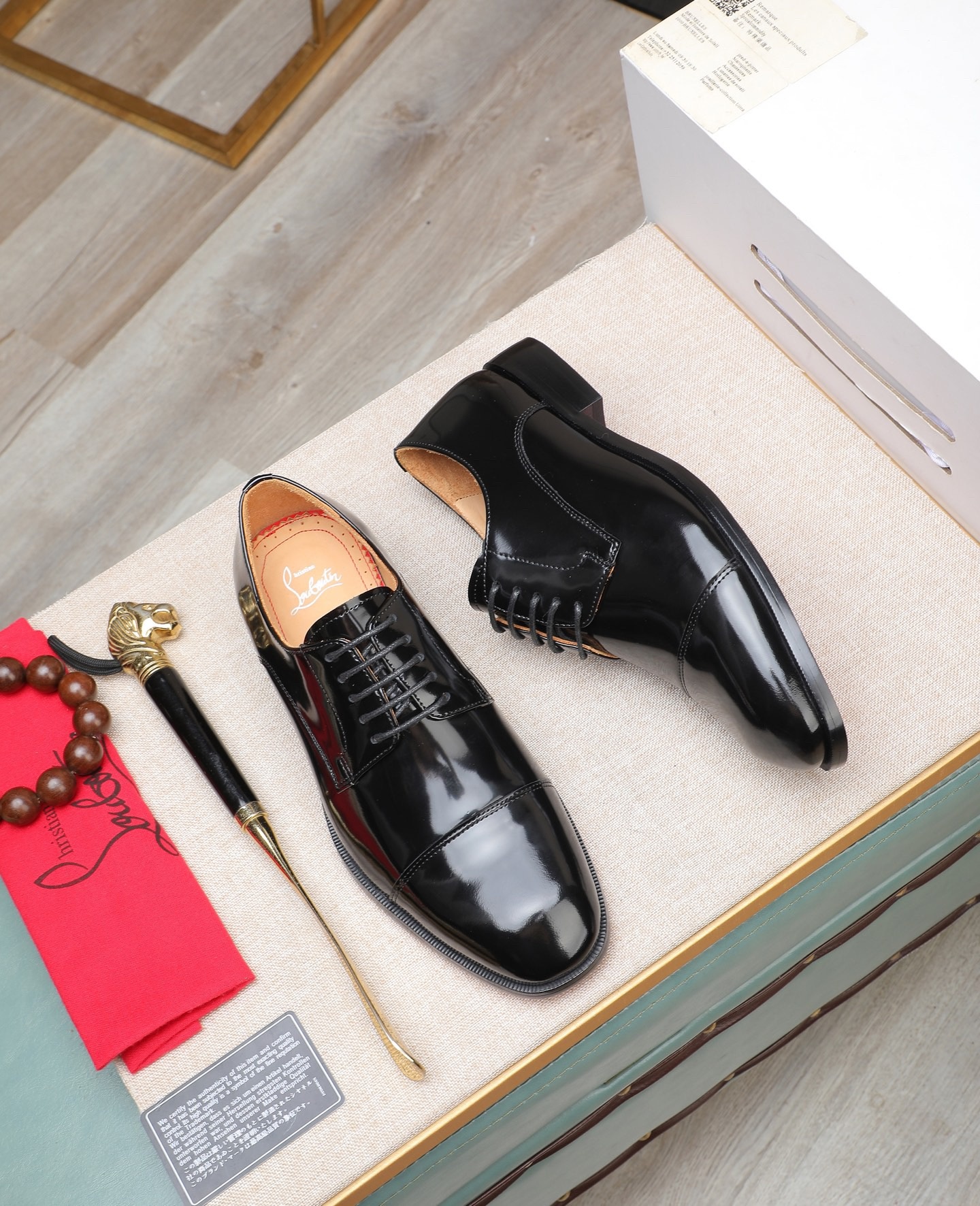 2026 CL Red Bottom Business Shoes
