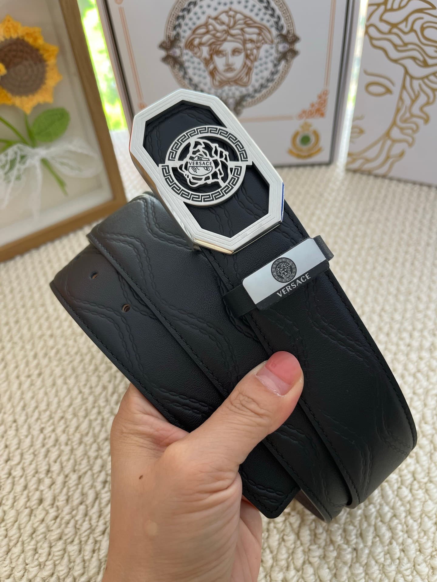 2026 Versace Man 3.8cm Belt