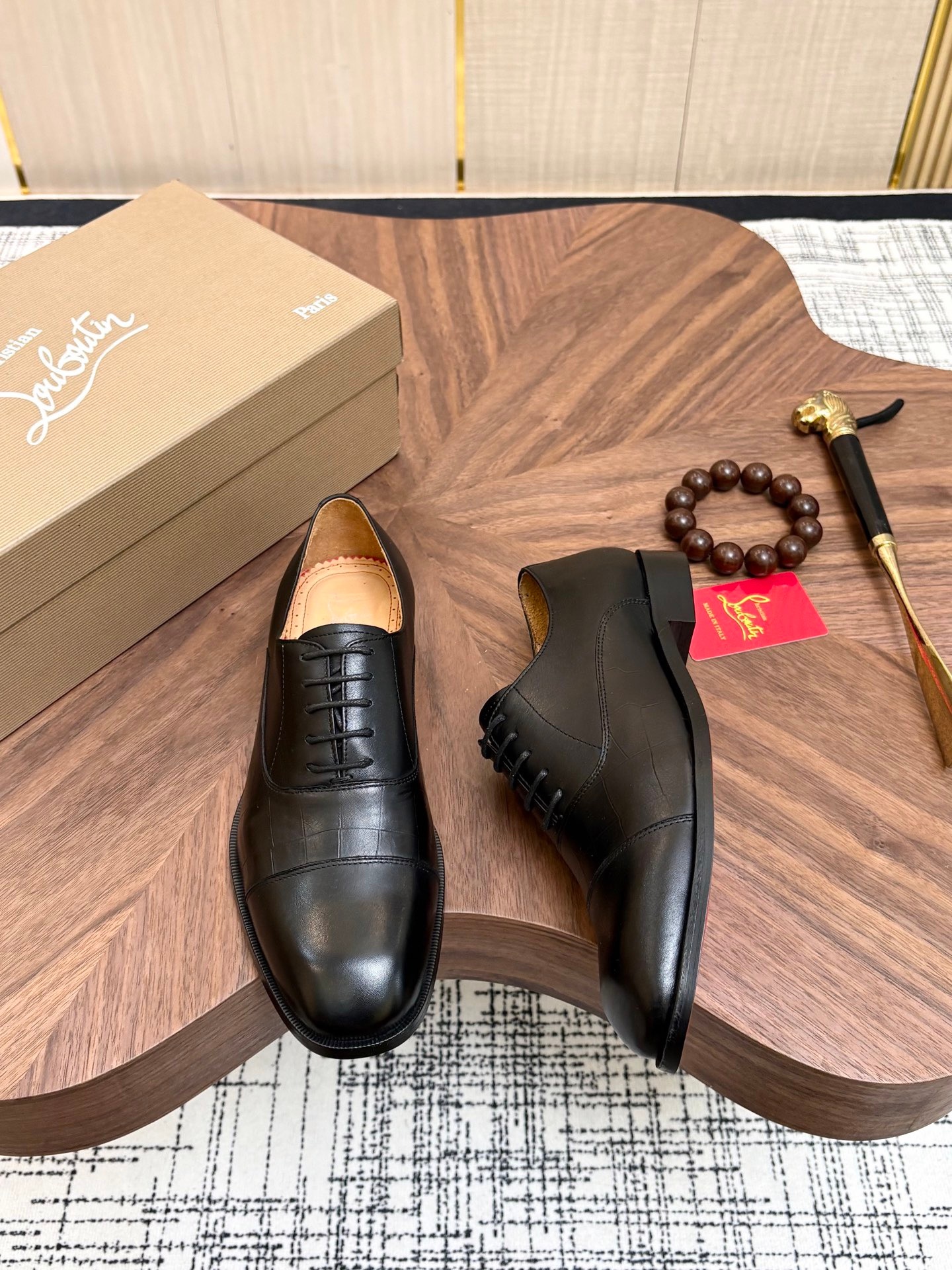 2026 CL Red Bottom Business Shoes