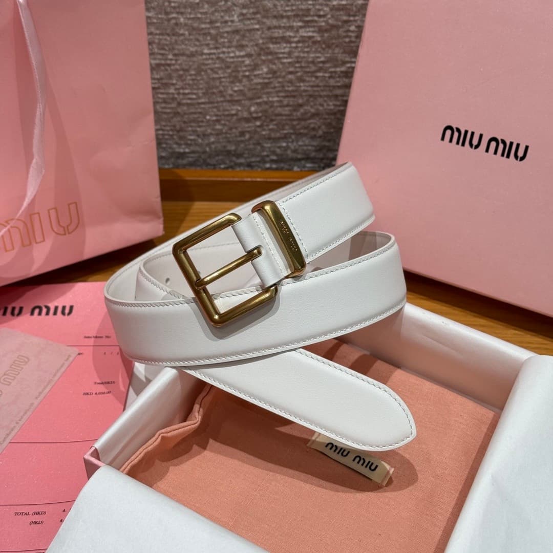 2026 Miu Miu 3.5cm Belt
