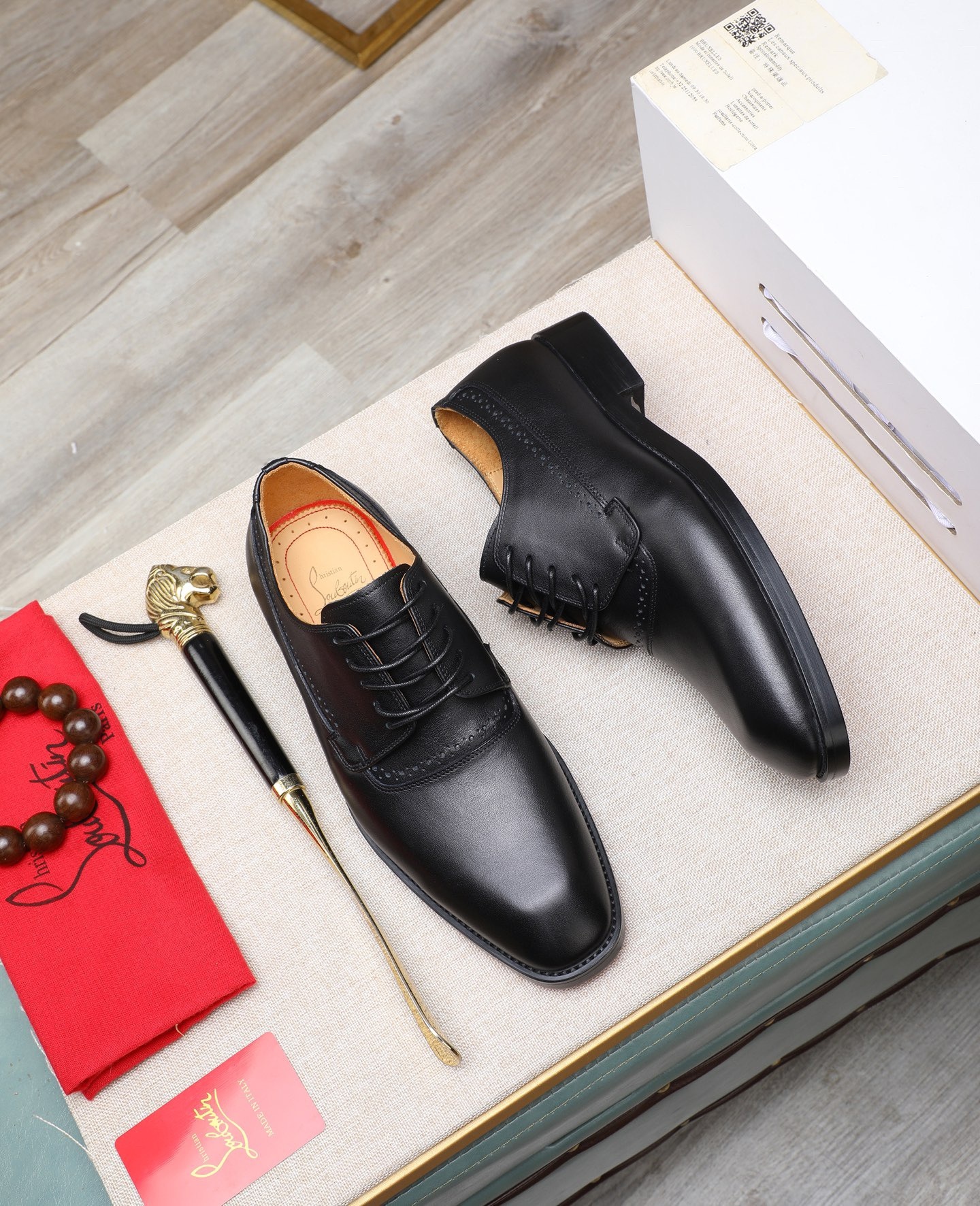 2026 CL Red Bottom Business Shoes