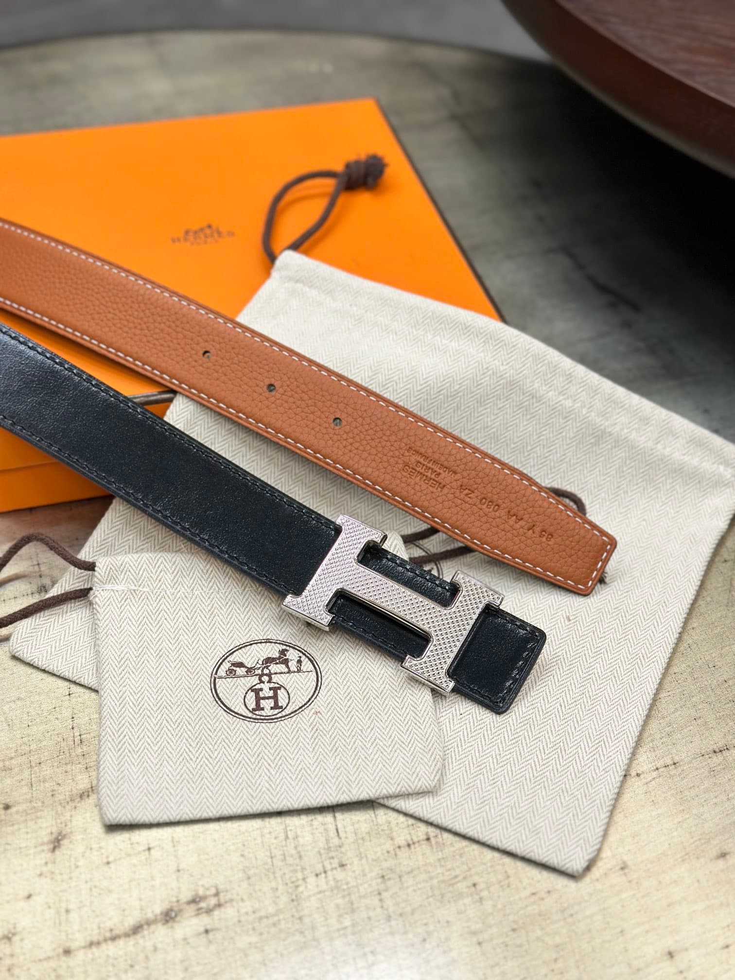 2026 Hermes 3.8cm Belt