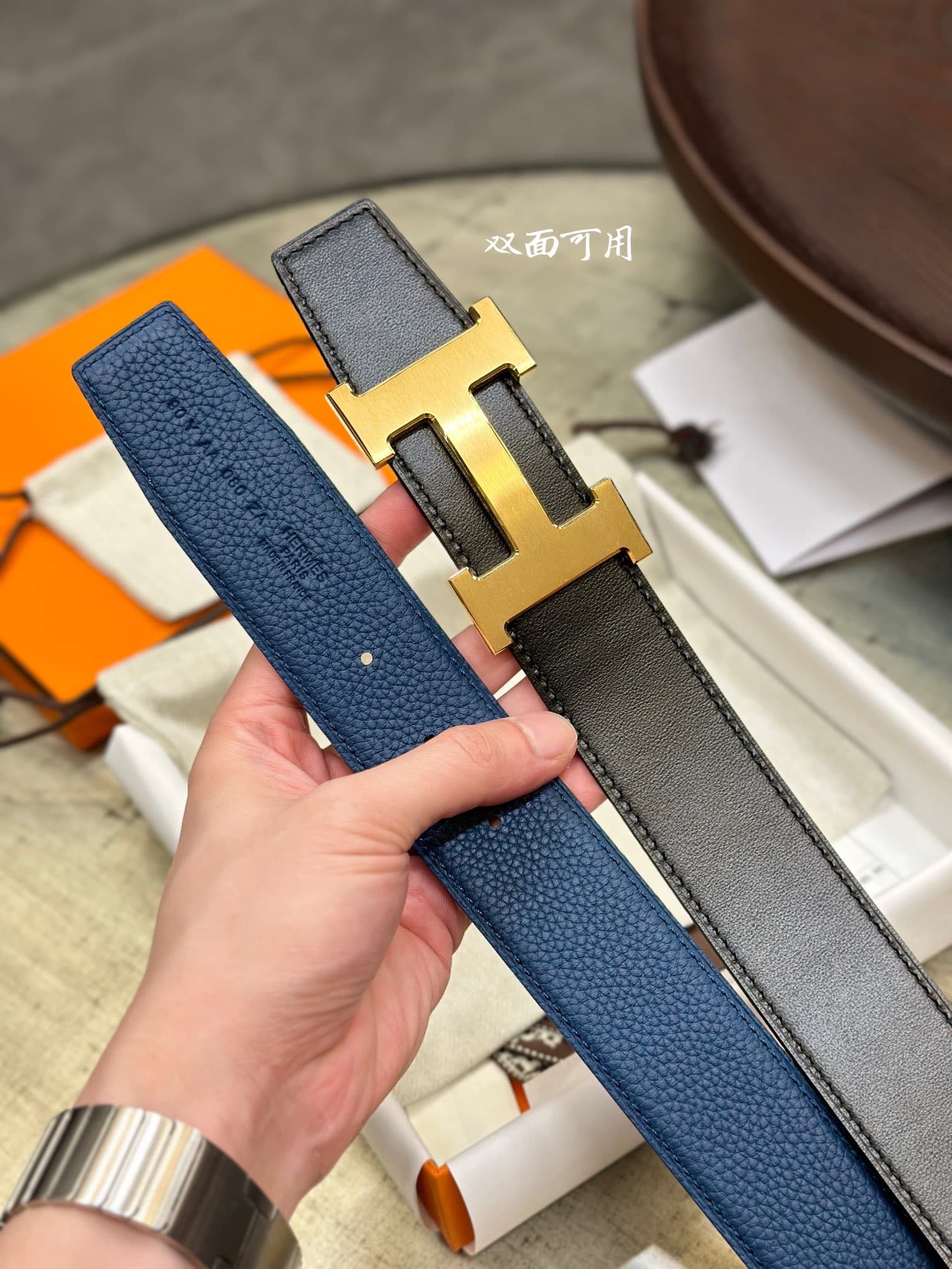 2026 Hermes 3.8cm Belt