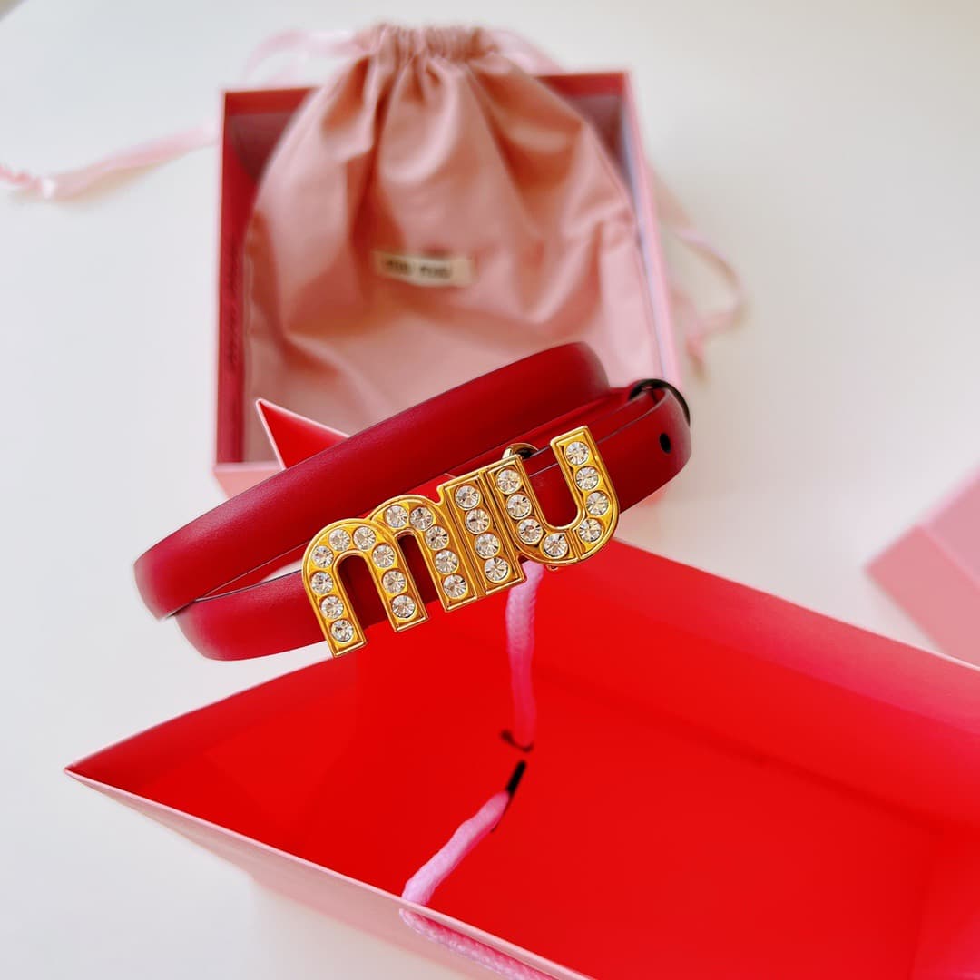 2026 Miu Miu 1.5cm Belt