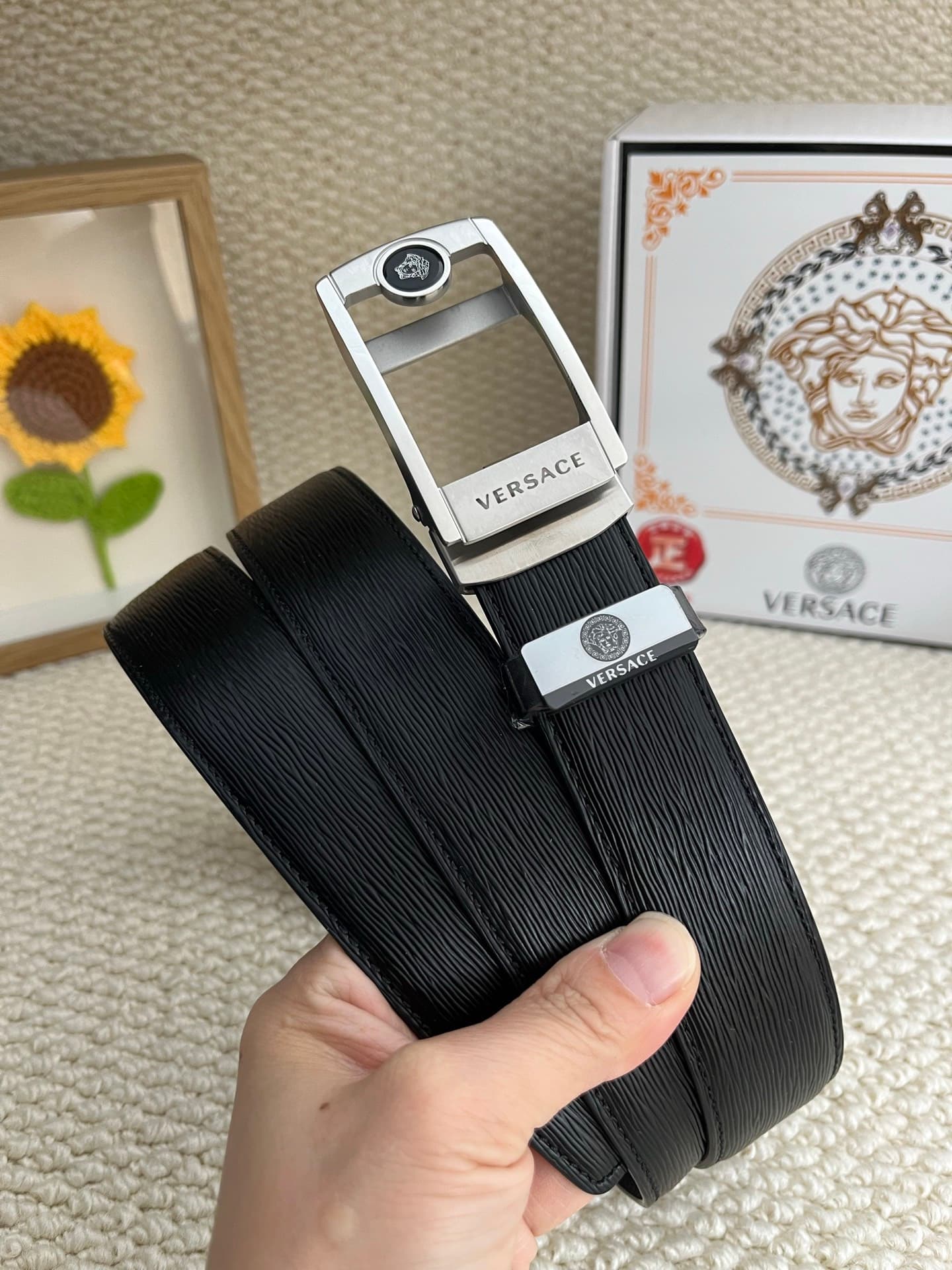 2026 Versace Man 3.8cm Belt