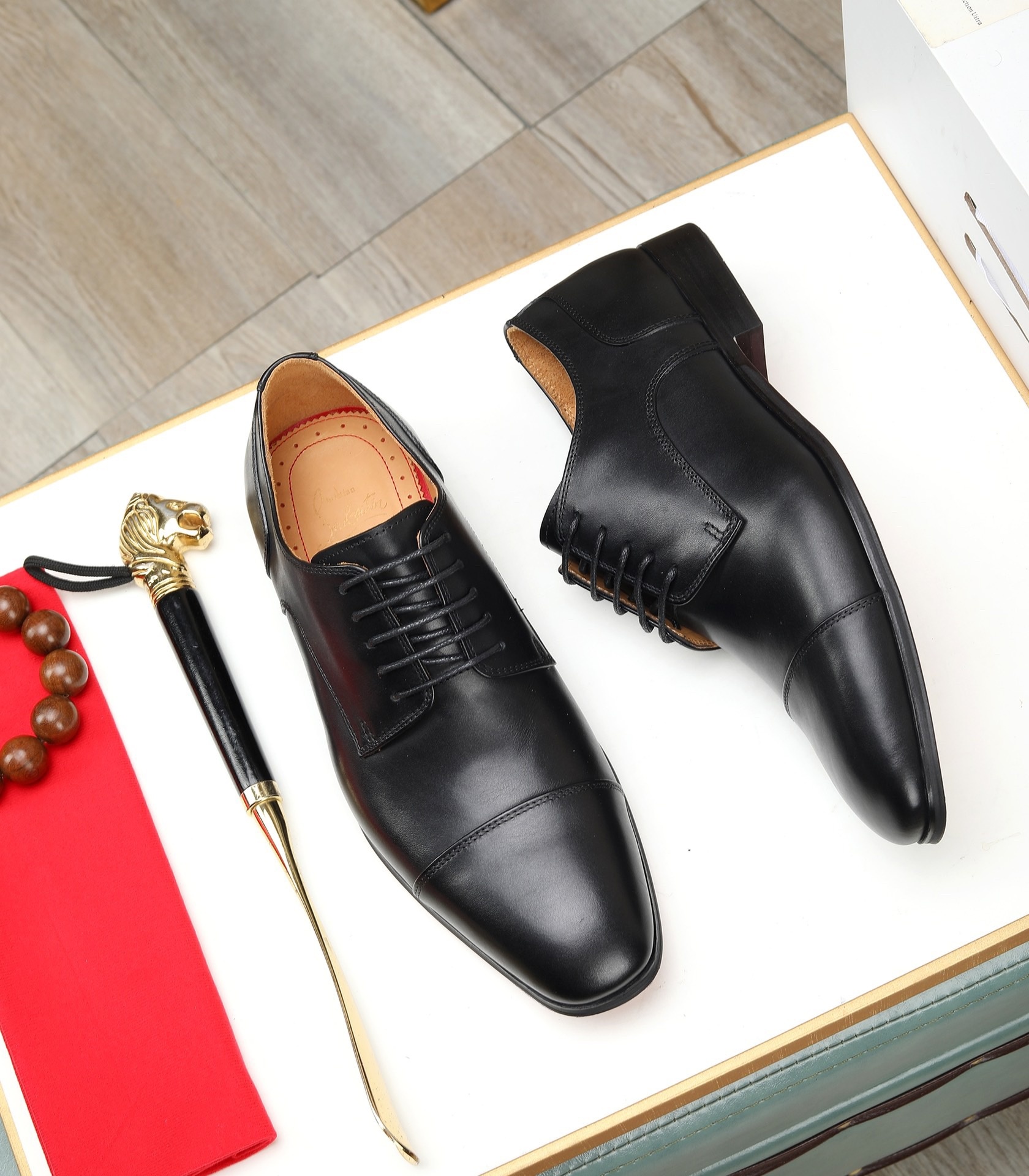2026 CL Red Bottom Business Shoes
