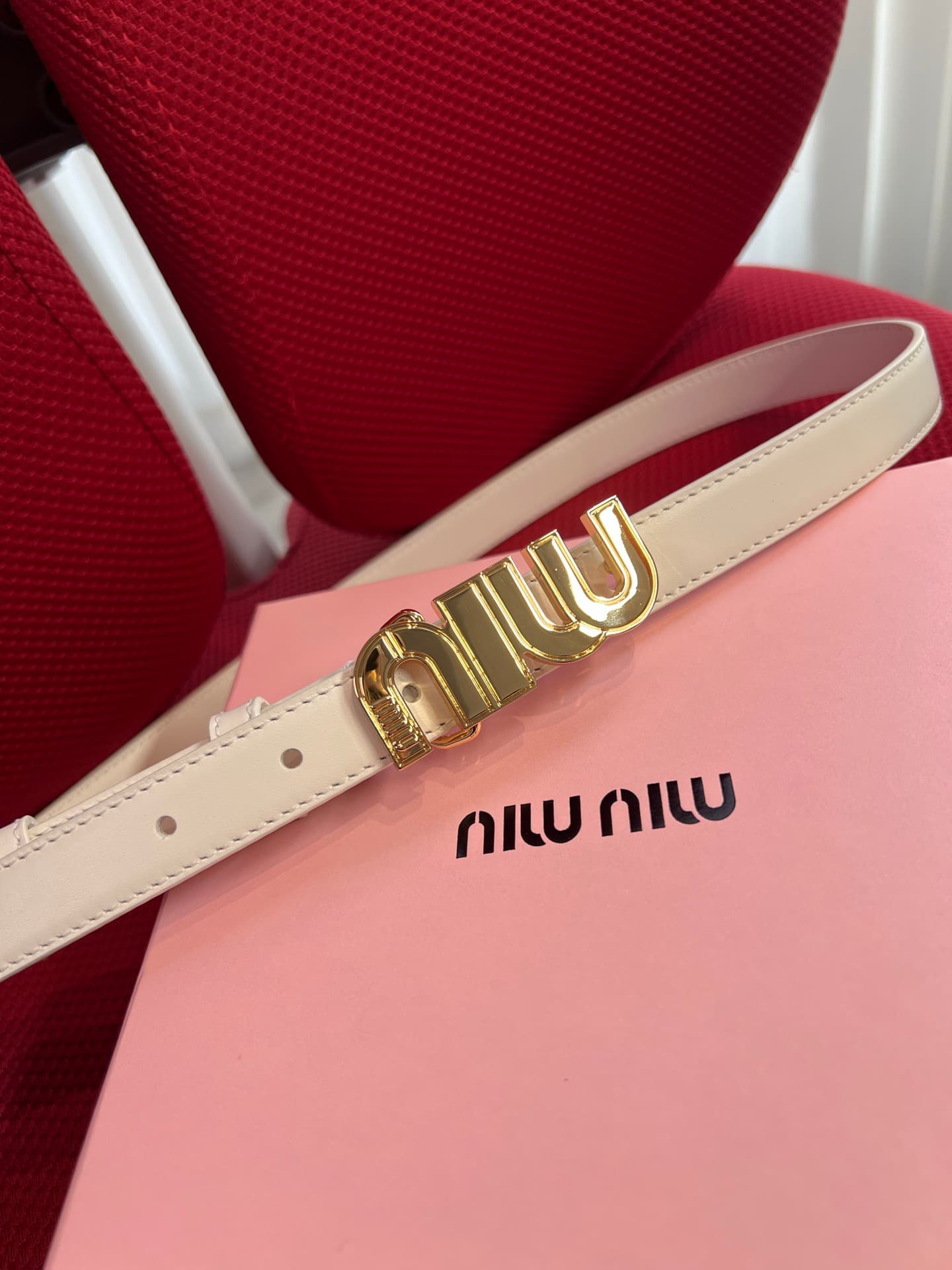 2026 Miu Miu 2.0cm Belt