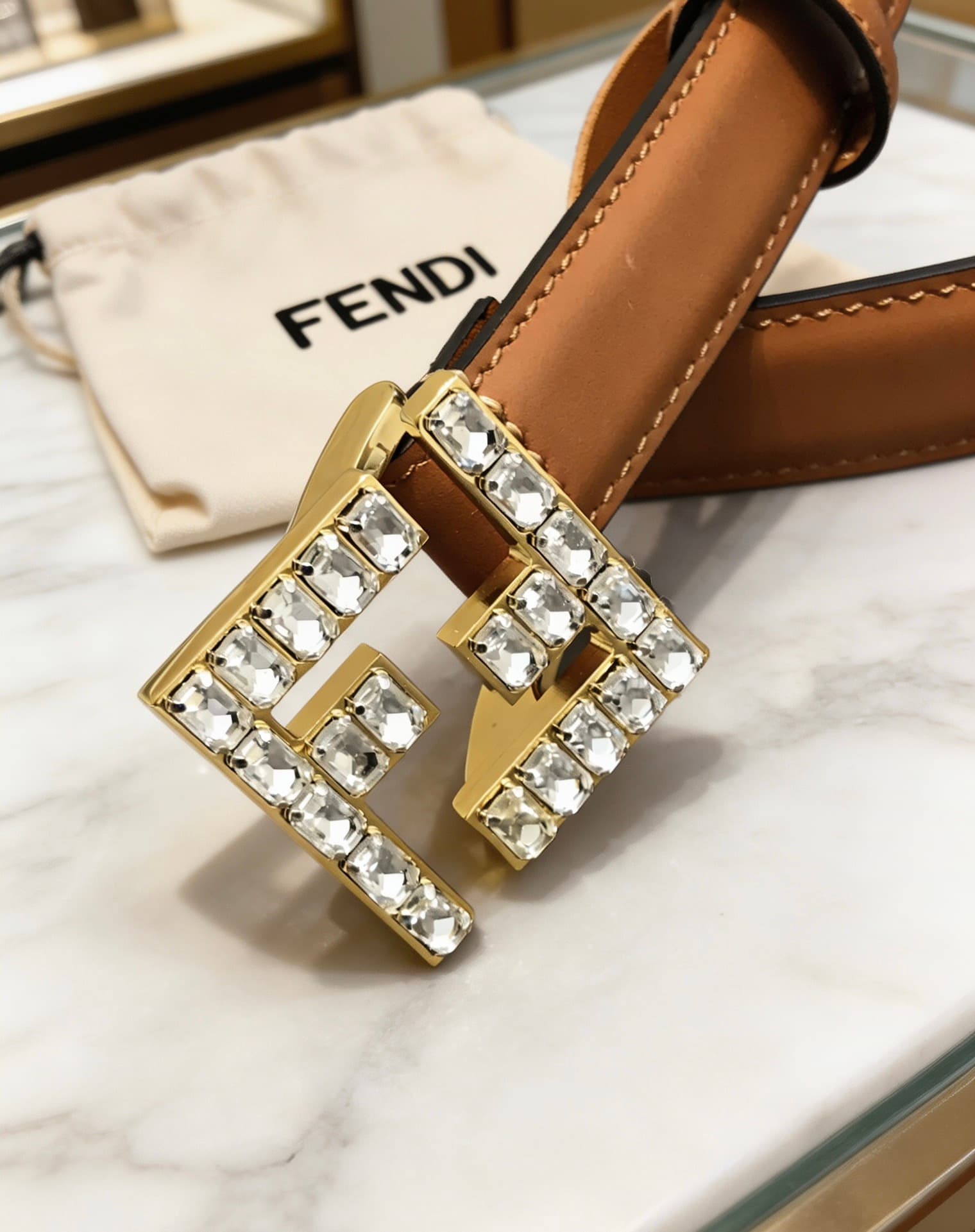 2026 Fendi 2.0cm Belt