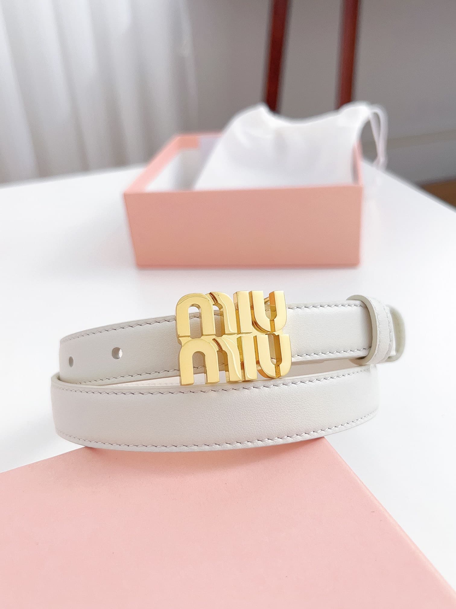 2026 Miu Miu 3.0cm Belt