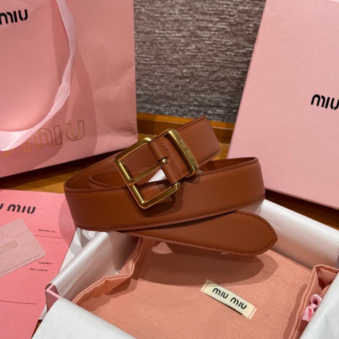 2026 Miu Miu 3.5cm Belt