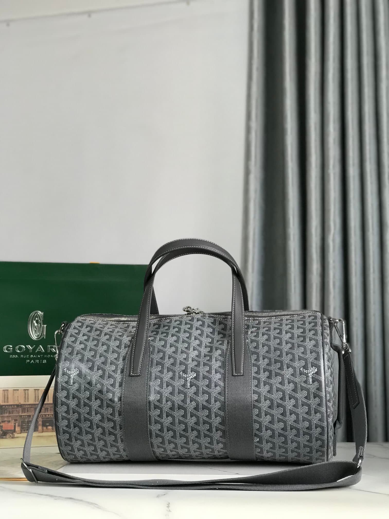 2026 Goyard Barrel Travel Bag Size:40*23*23 cm