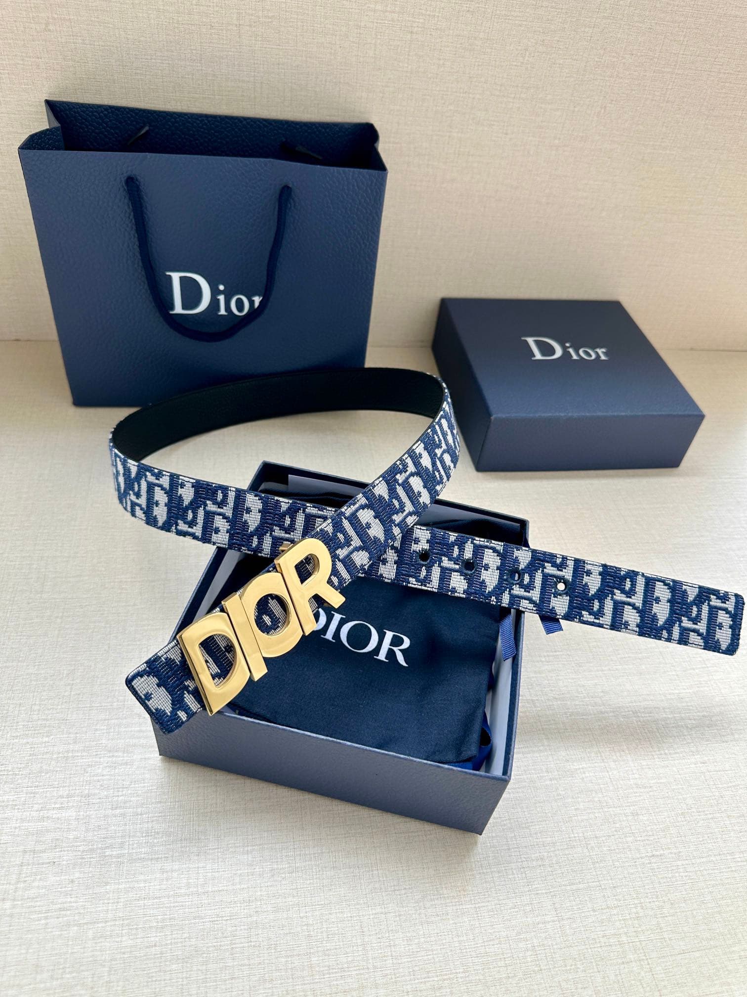 2026 Dior 3.5cm Belt