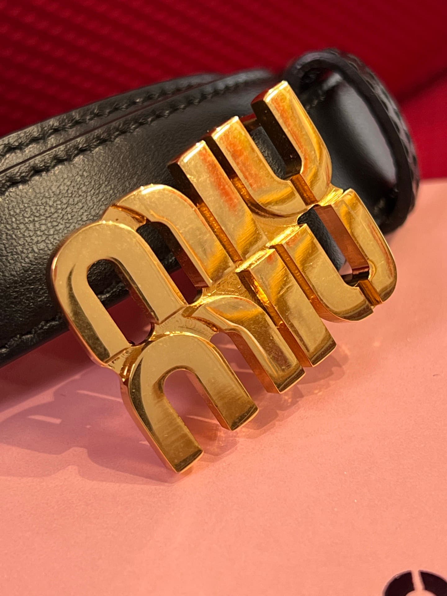2026 Miu Miu 2.0cm Belt
