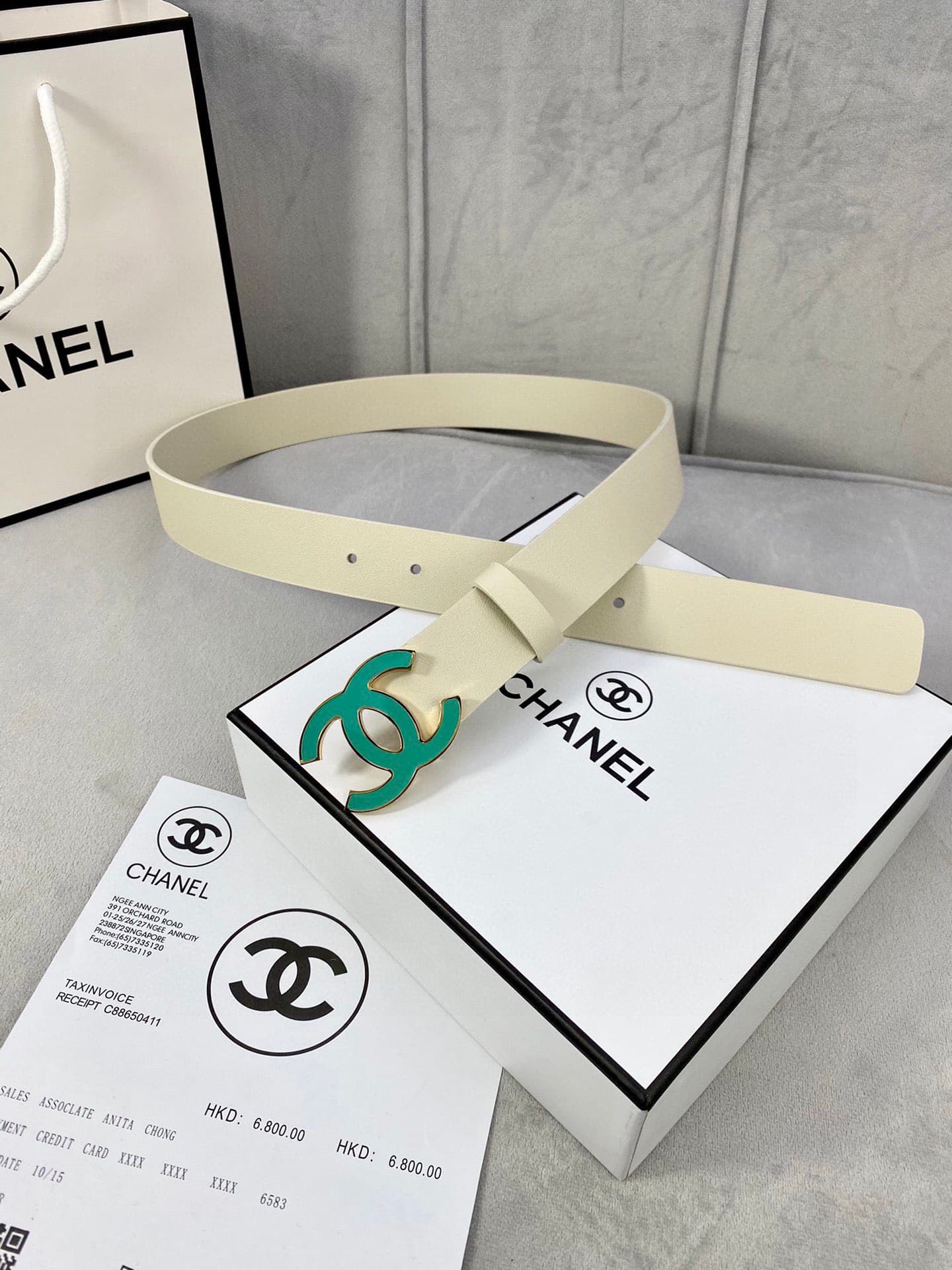 2026 Chanel 3.0cm Belt