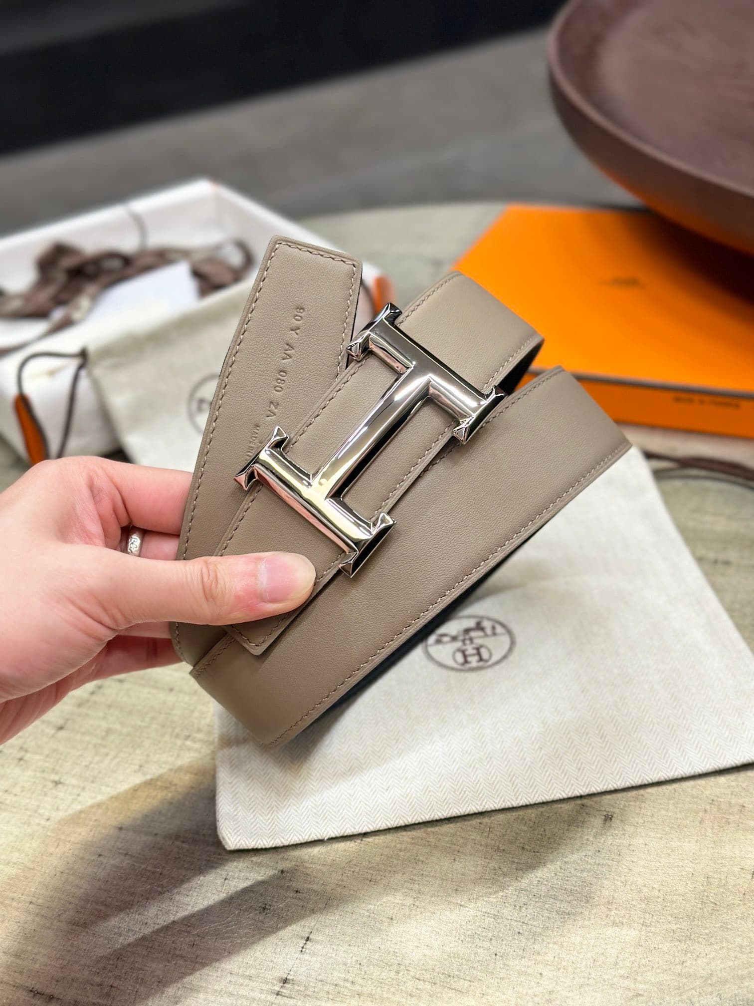 2026 Hermes 3.8cm Belt