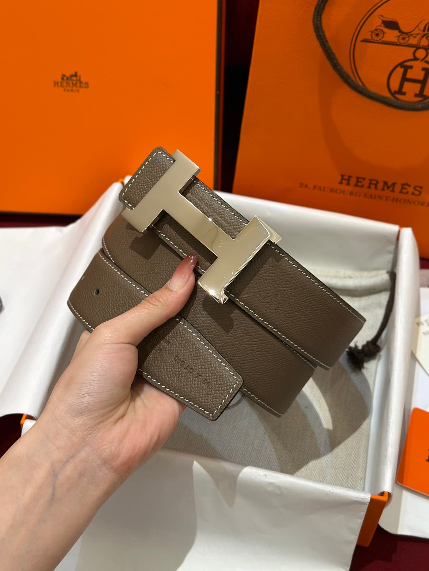 2026 Hermes 3.8cm Belt