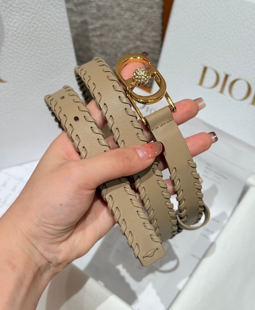 2026 Dior 2.0cm Belt