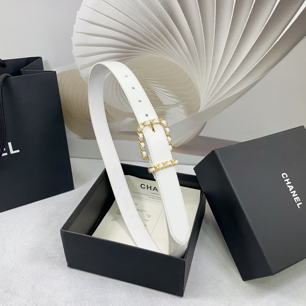 2026 Chanel 3.0cm Belt