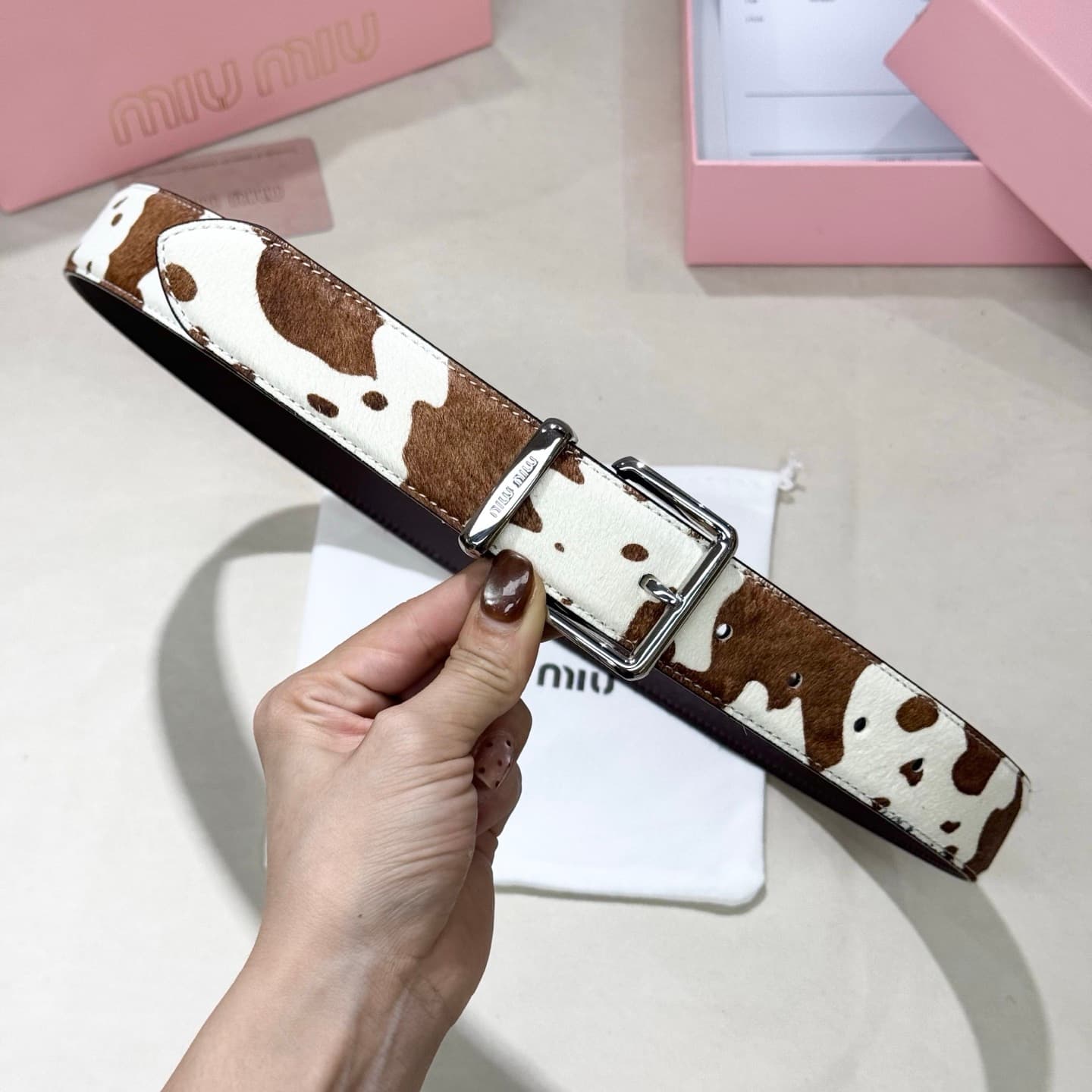 2026 Miu Miu 3.4cm Belt