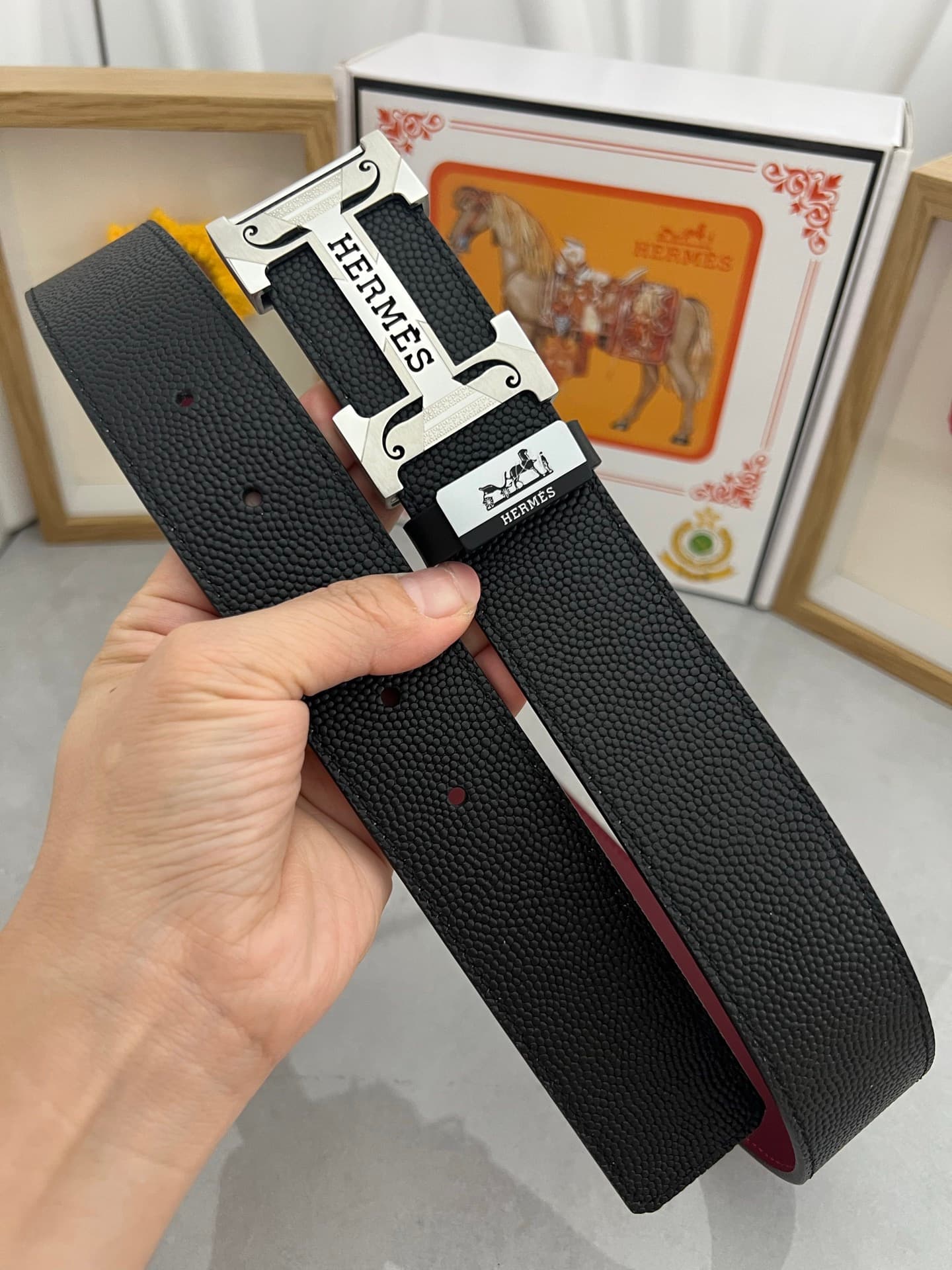 2026 Hermes 3.8cm Belt