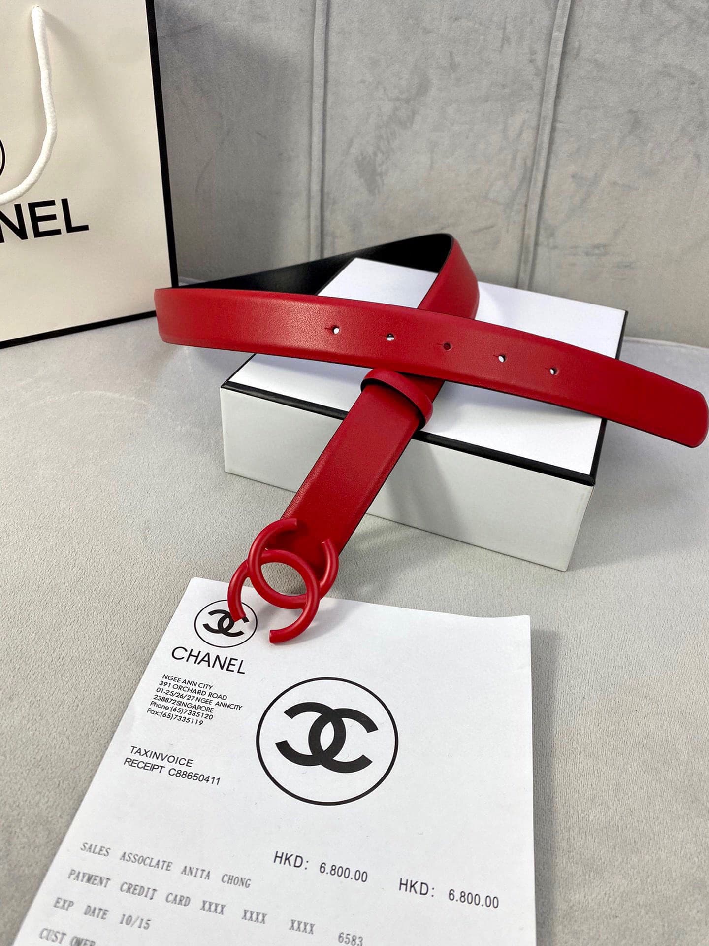 2026 Chanel 3.0cm Belt