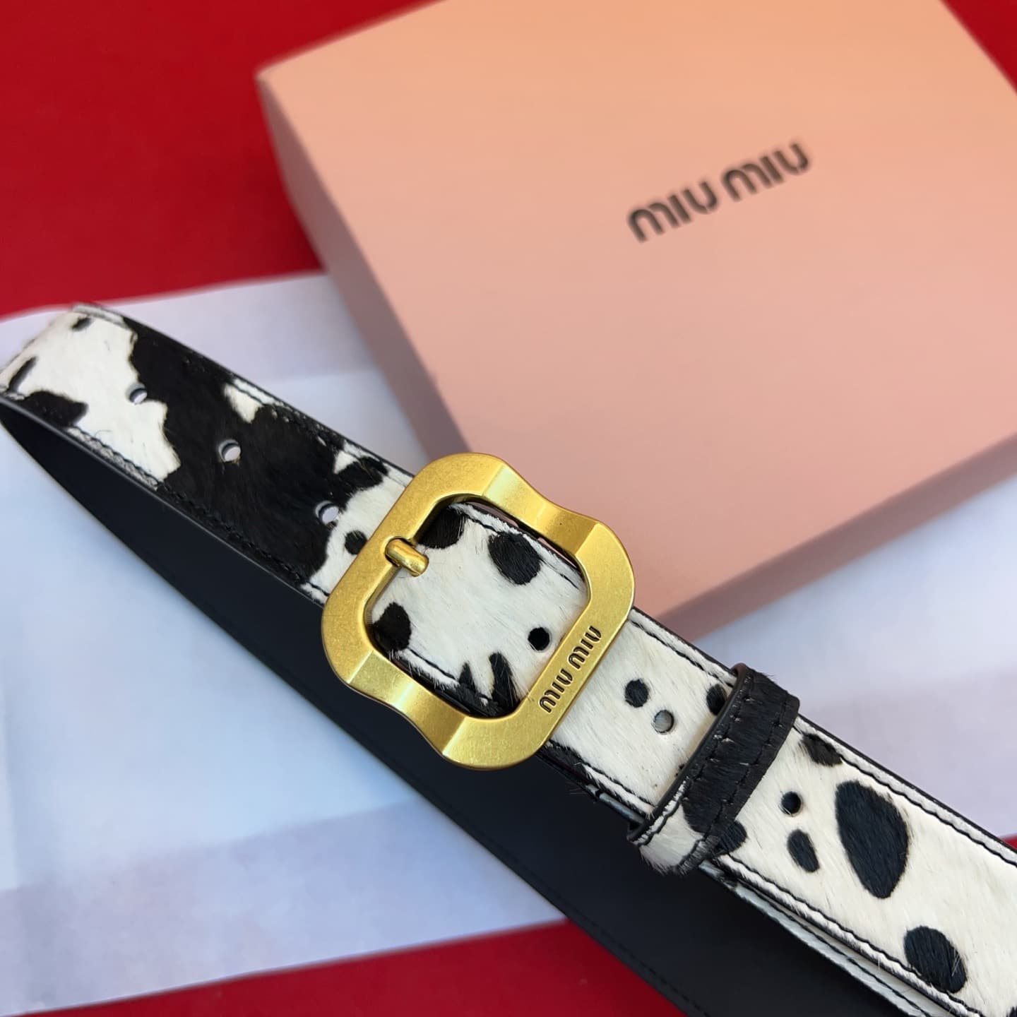 2026 Miu Miu 3.0cm Belt