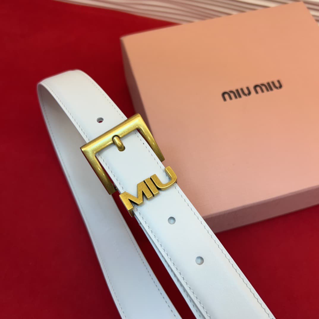 2026 Miu Miu 3.0cm Belt
