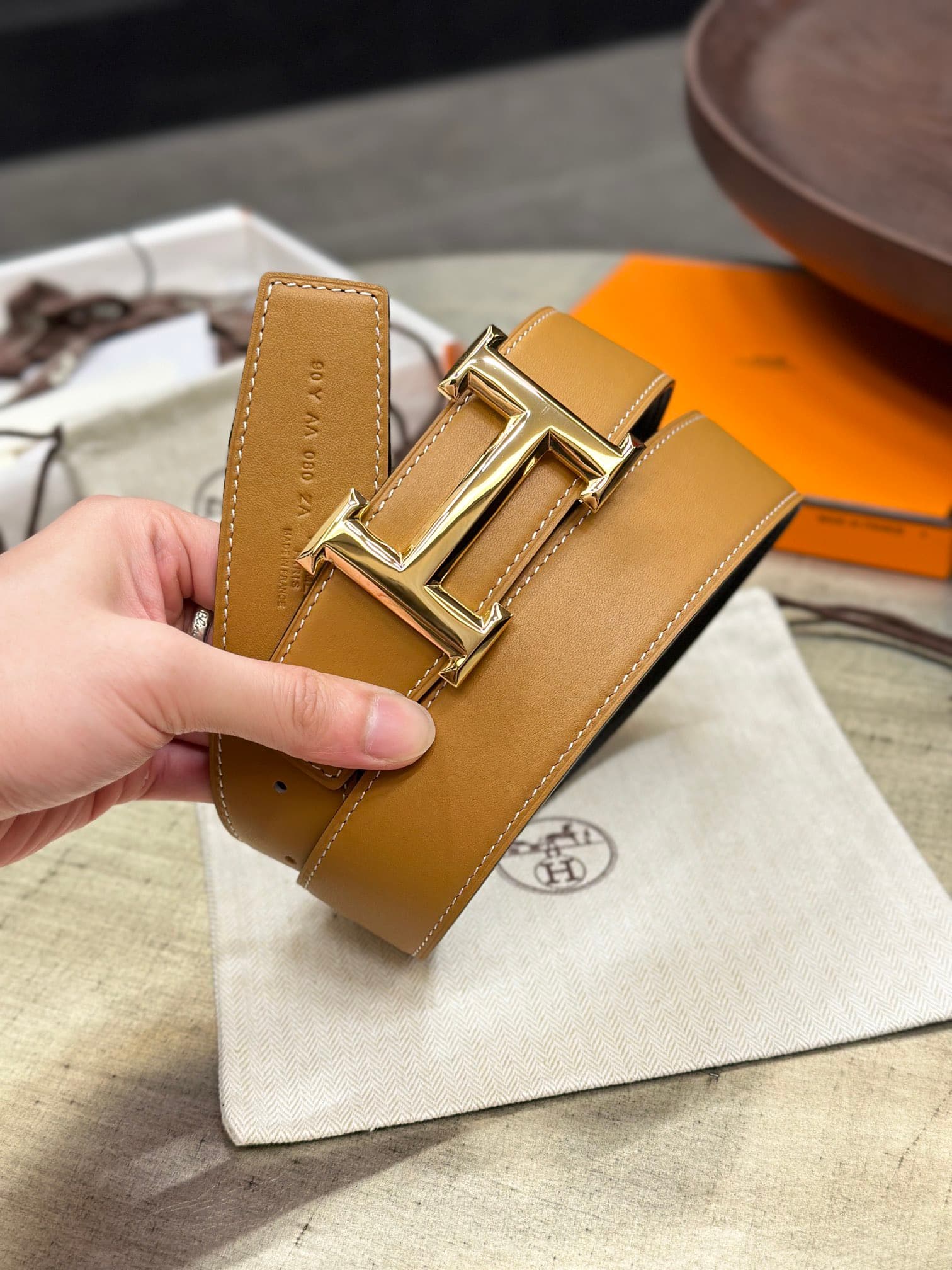 2026 Hermes 3.8cm Belt