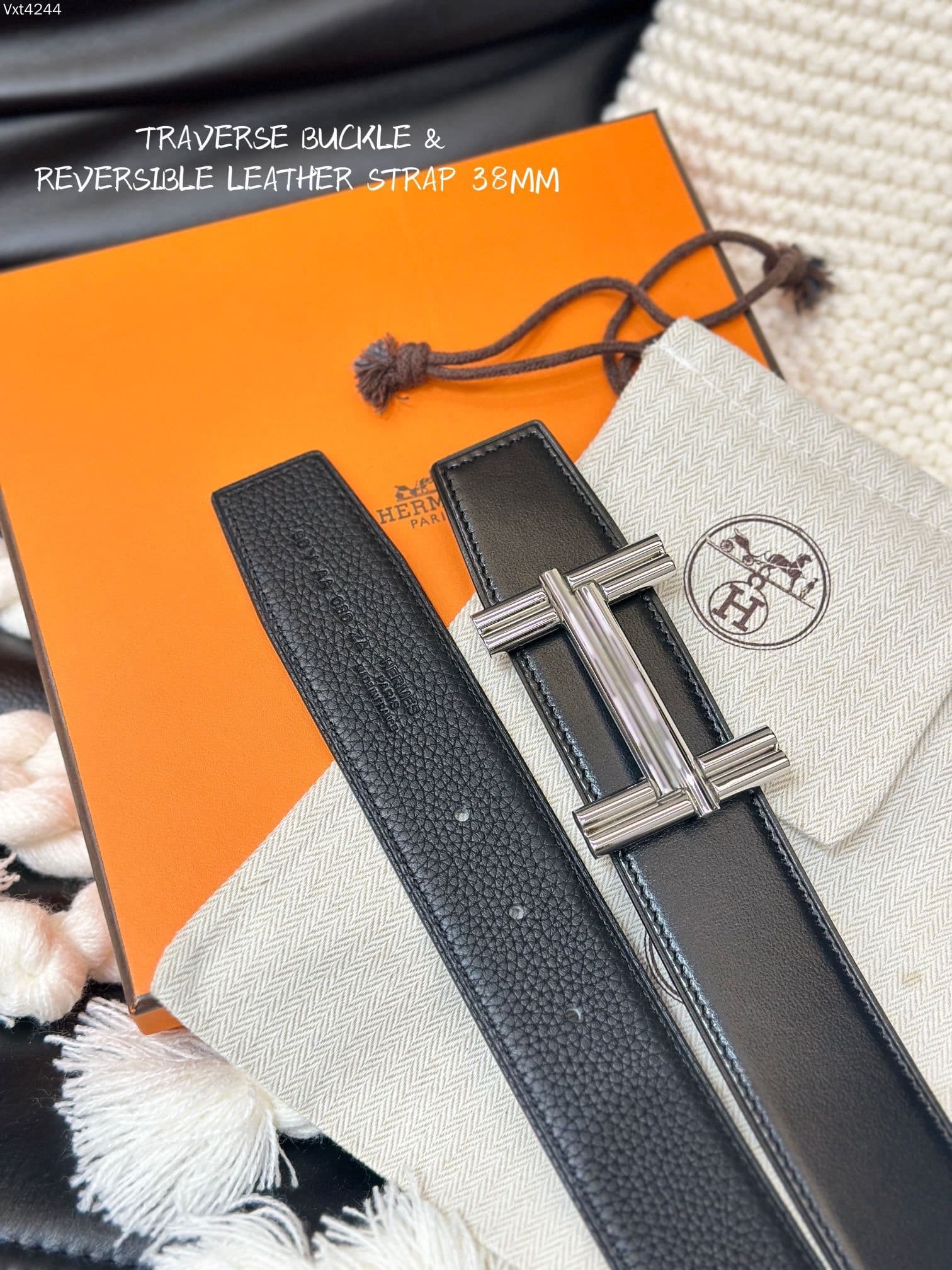 2026 Hermes 3.8cm Belt